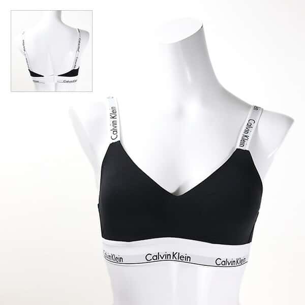 Calvin Klein カルバンクライン MODERN COTTON LIGHTLY LINED BRALETTE ブラジャー ノンワイヤー カップ付き 下着 アンダーウェア ロゴ レディース QF7059 CK 下着 LaG Onlinestore