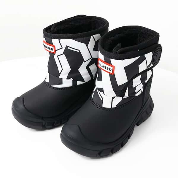 HUNTER ハンター LK INTREPID STRAP DTL H-PRINT SNOW BOOT リトルキッズ イントレピッド スノーブーツ ウィンターブーツ 靴 防水 防寒 キッズ 男の子 女の子 KFT5500PTP LaG Onlinestore