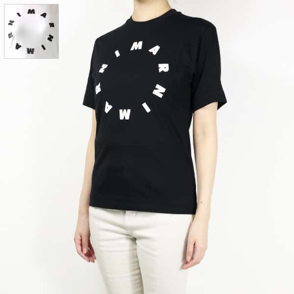MARNI マルニ Circle Logo T-Shirts Tシャツ 半袖 カットソー ロゴT クルーネック サークルロゴ コットン キッズ 女の子 大人もOK M01069 M00L9 LaG Onlinestore