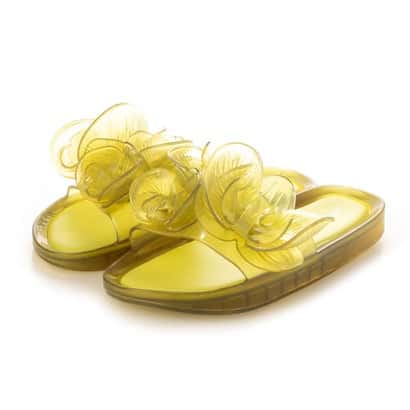 メリッサ melissa MELISSA BEACH SLIDE FLOWER + Y.PROJECT AD （YELOW NEON CLEAR）