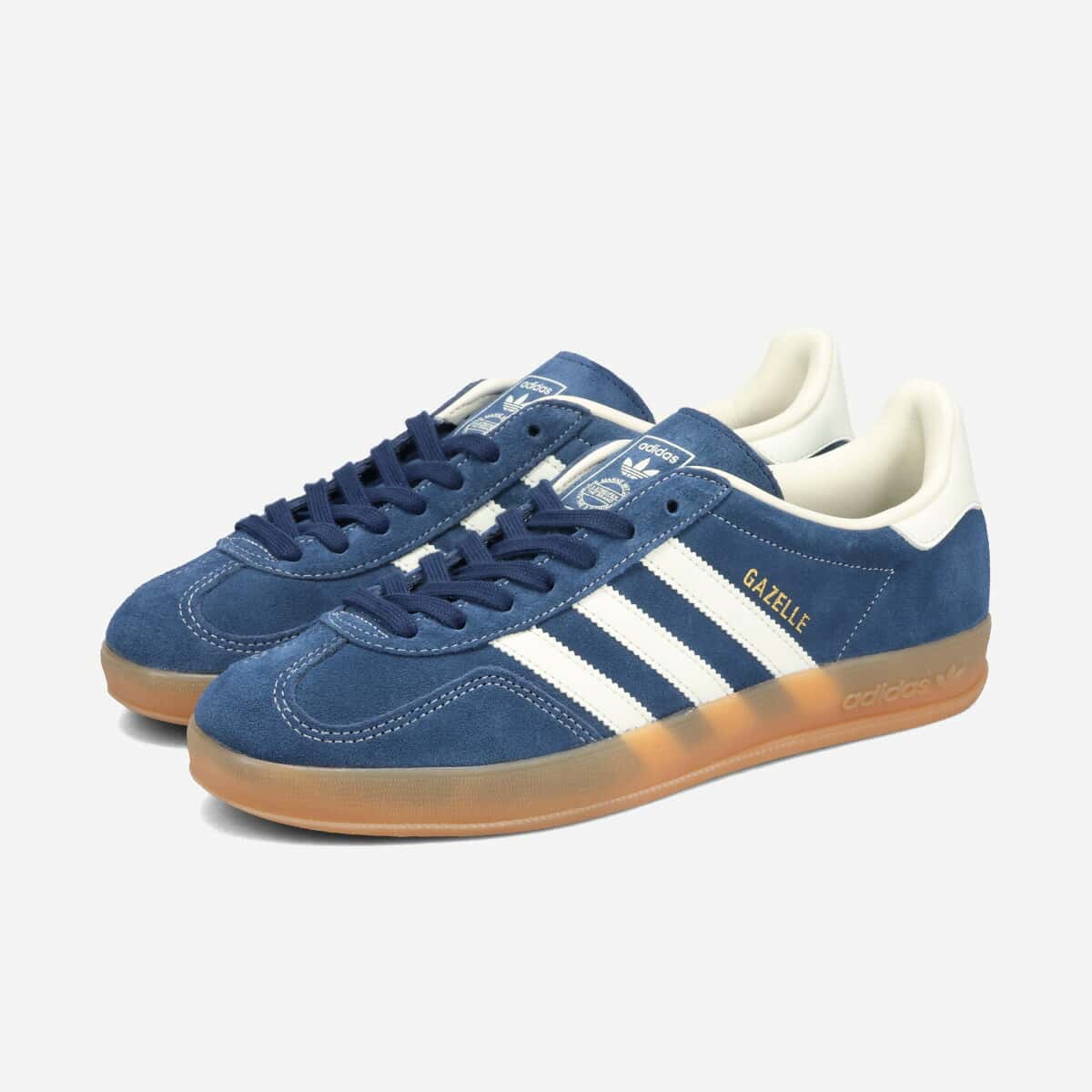 【30%OFF】 adidas GAZELLE INDOOR アディダス ガゼル ガッツレー インドア メンズ レディース スニーカー ローカット NIGHT INDIGO/OFF WHITE/GOLD METALLIC ネイビー JQ8393
