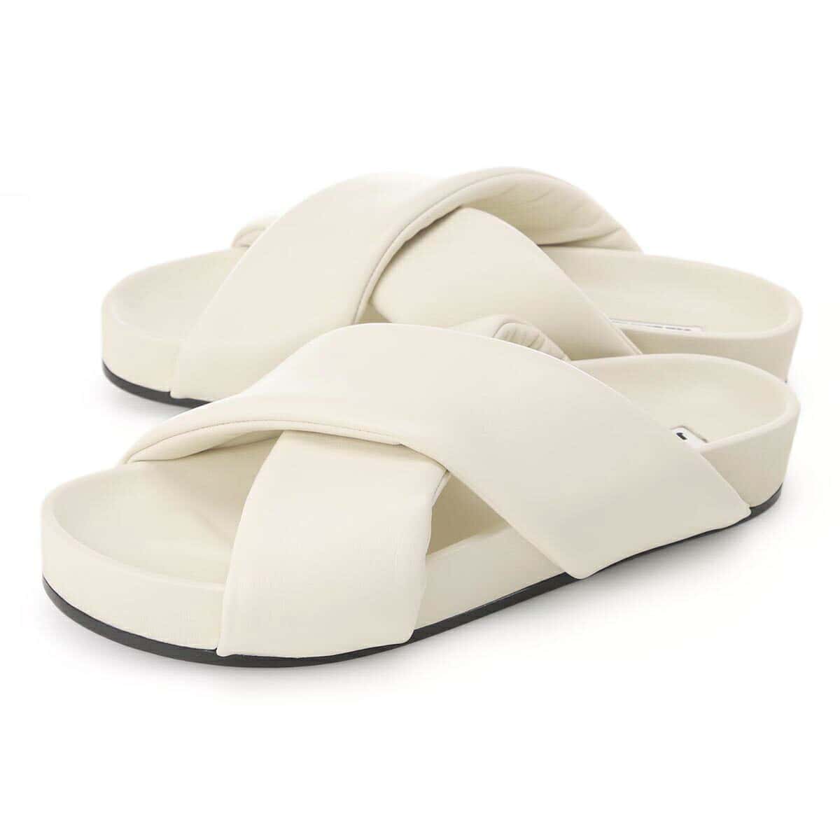 【アウトレット】ジルサンダー JIL SANDER サンダル スライドサンダル ホワイト メンズ 大きいサイズあり ji32501d 15540 108【返品送料無料】
