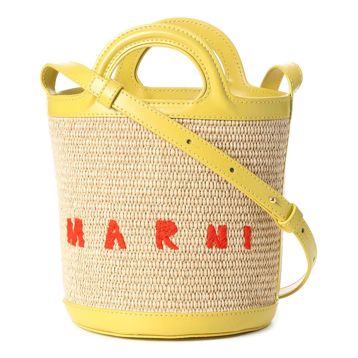 マルニ MARNI バケットバッグ 2WAY イエロー レディース scmp0056q1 p3860 z3o93 TROPICALIA【返品送料無料】