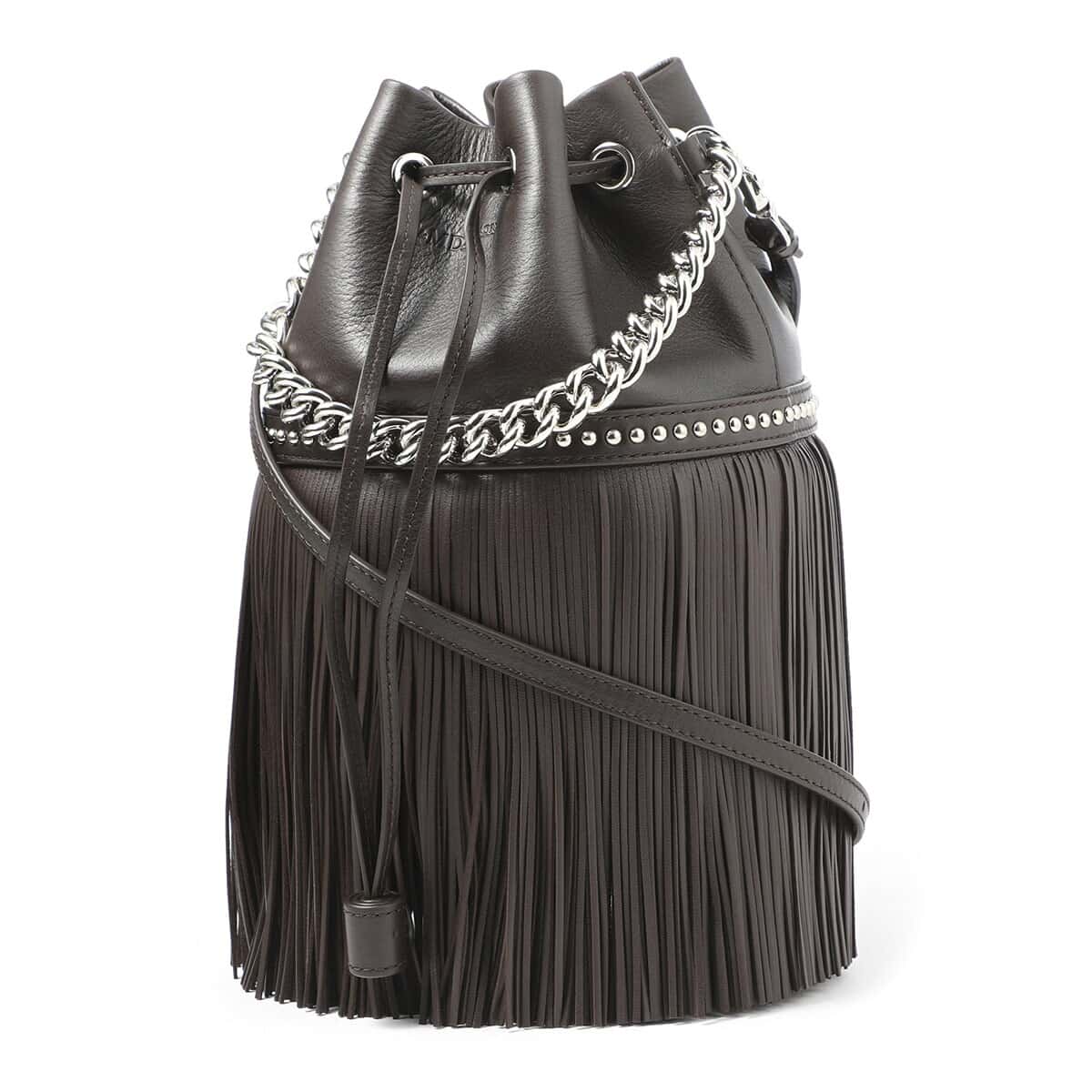 ジェイ&エム デヴィッドソン J&M DAVIDSON ハンドバッグ 2WAY ショルダーバッグ ブラウン レディース lmdc 1xx scnp 690s chocolate MEDIUM FRINGE CARNIVAL WITH STUDS【返品送料無料】