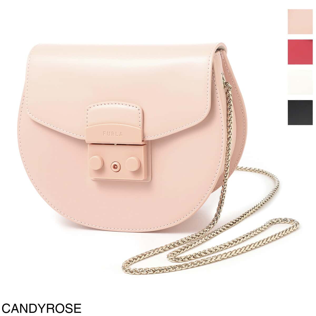 【アウトレット】フルラ FURLA クロスボディバッグ ショルダーバッグ レディース batjepo vnc000 1br00 candyrose METROPOLIS MINI CROSSBODY ROUND【返品送料無料】