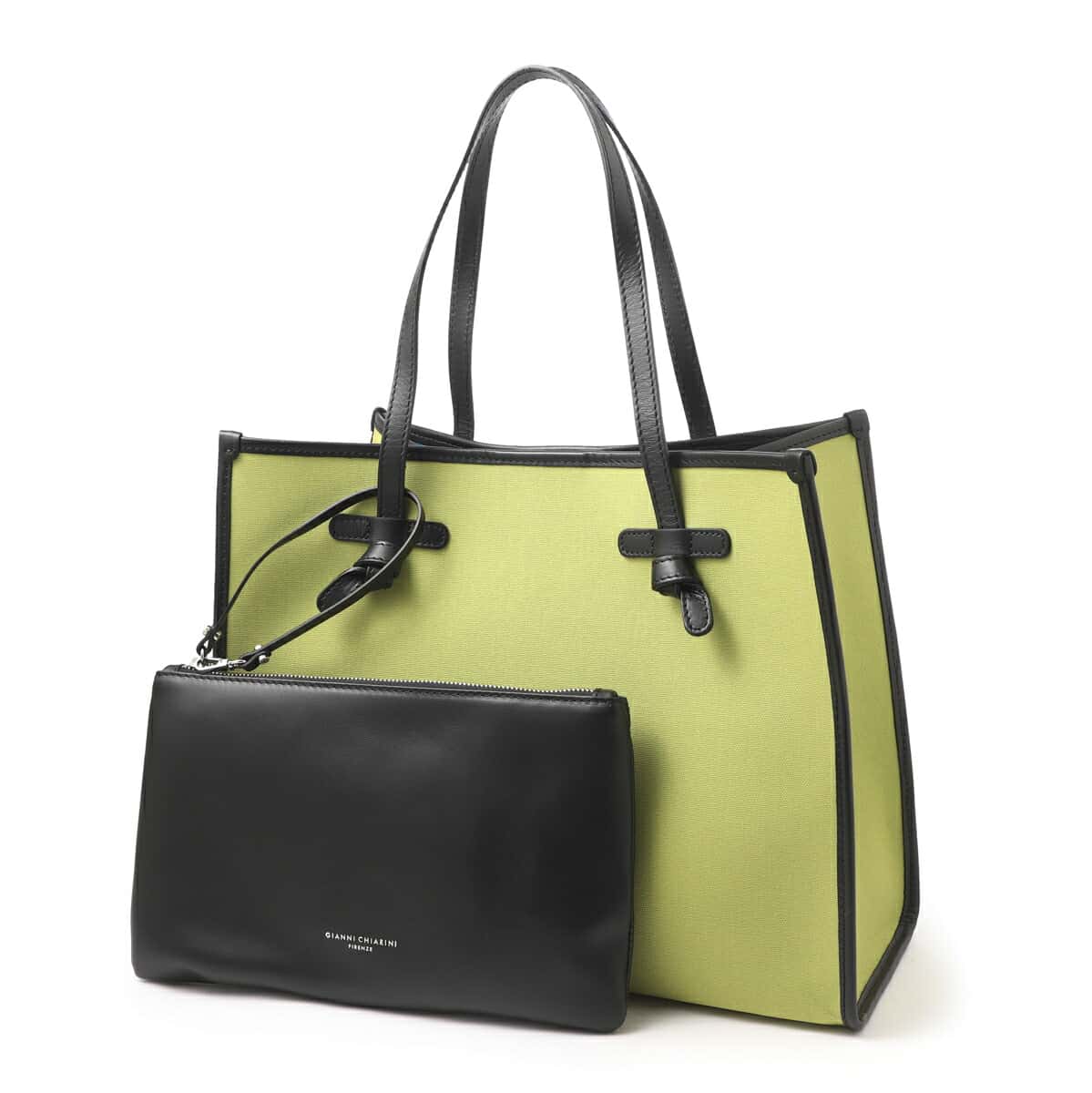 【アウトレット】ジャンニ キアリーニ GIANNI CHIARINI トートバッグ グリーン レディース bs6850 23pe cnv se 12918 applegreen lagoon MARCELLA M【返品送料無料】