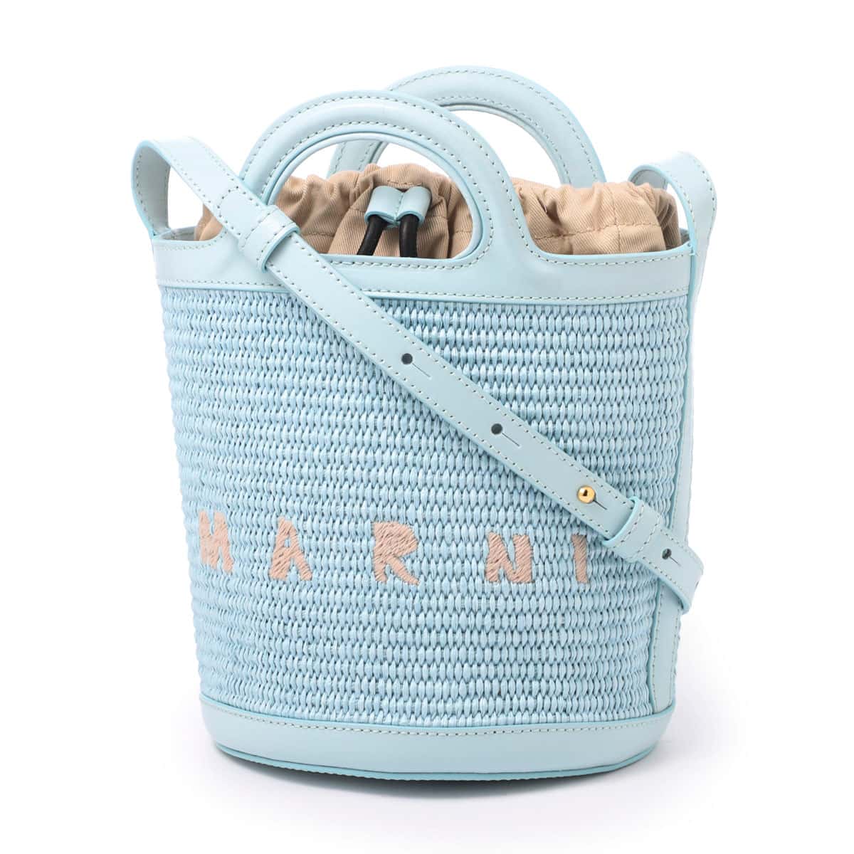 【アウトレット】マルニ MARNI ハンドバッグ 2WAY ショルダーバッグ ブルー レディース scmp0056q1 p3860 00b21 TROPICALIA BASKET BAG SMALL【返品送料無料】