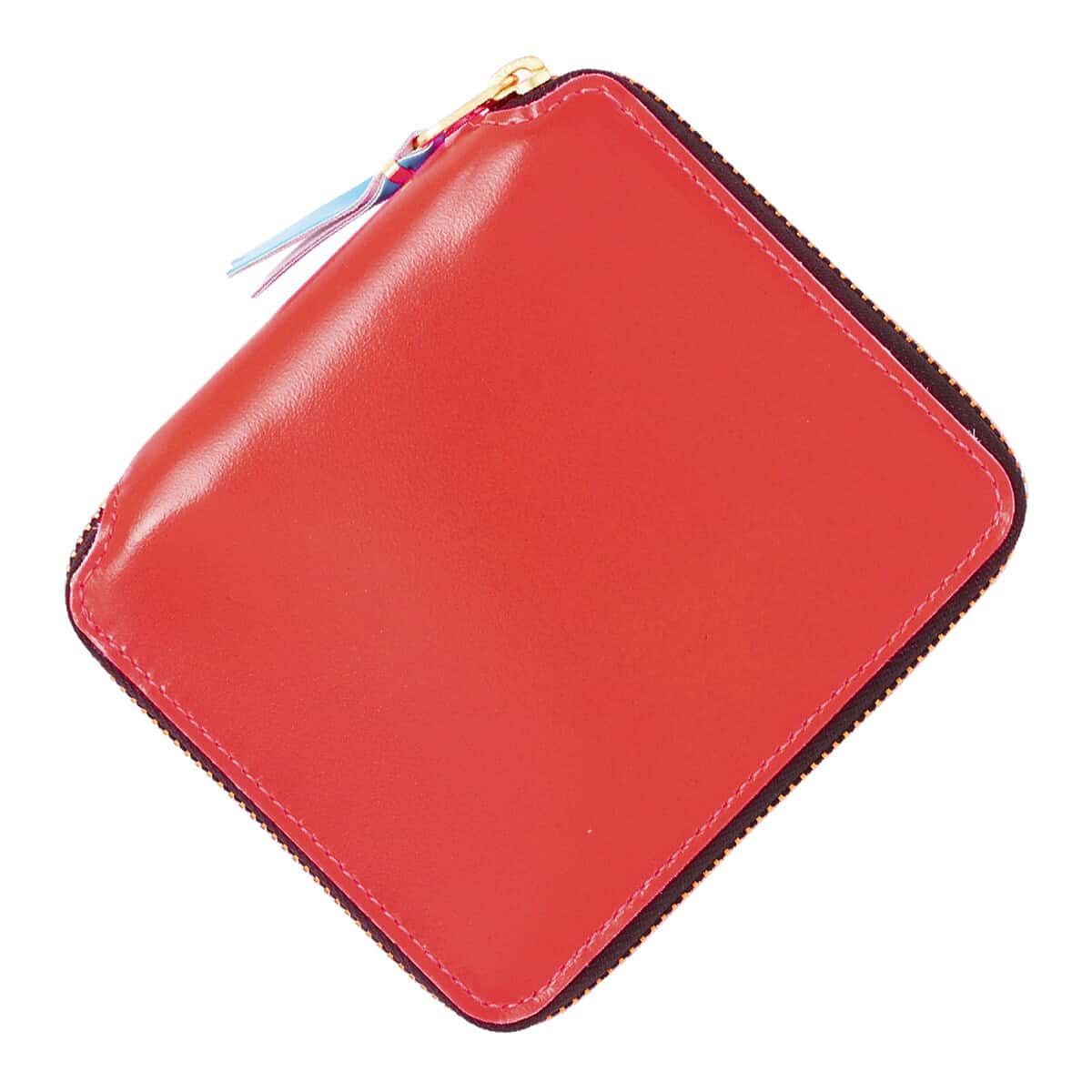 【アウトレット】コム デ ギャルソン COMME des GARCONS 2つ折り財布 小銭入れ付き オレンジ メンズ レディース sa2100sf orange SUPERFLUO【返品送料無料】