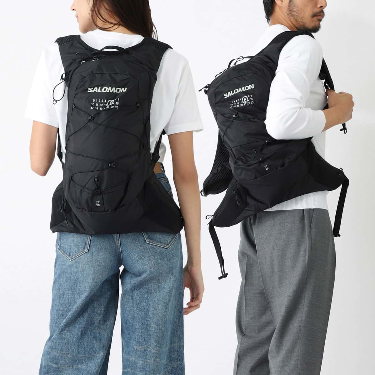 【1/25限定!当選確率1/2!MAX300%POINT BACK!※要エントリー】エムエム 6 メゾンマルジェラ MM6 Maison Margiela バックパック リュックサック ブラック メンズ レディース sb6wa0003 p5782 h9966 XT 15 MM6×SALOMON サロモン コラボ リュック【返品送料無料】