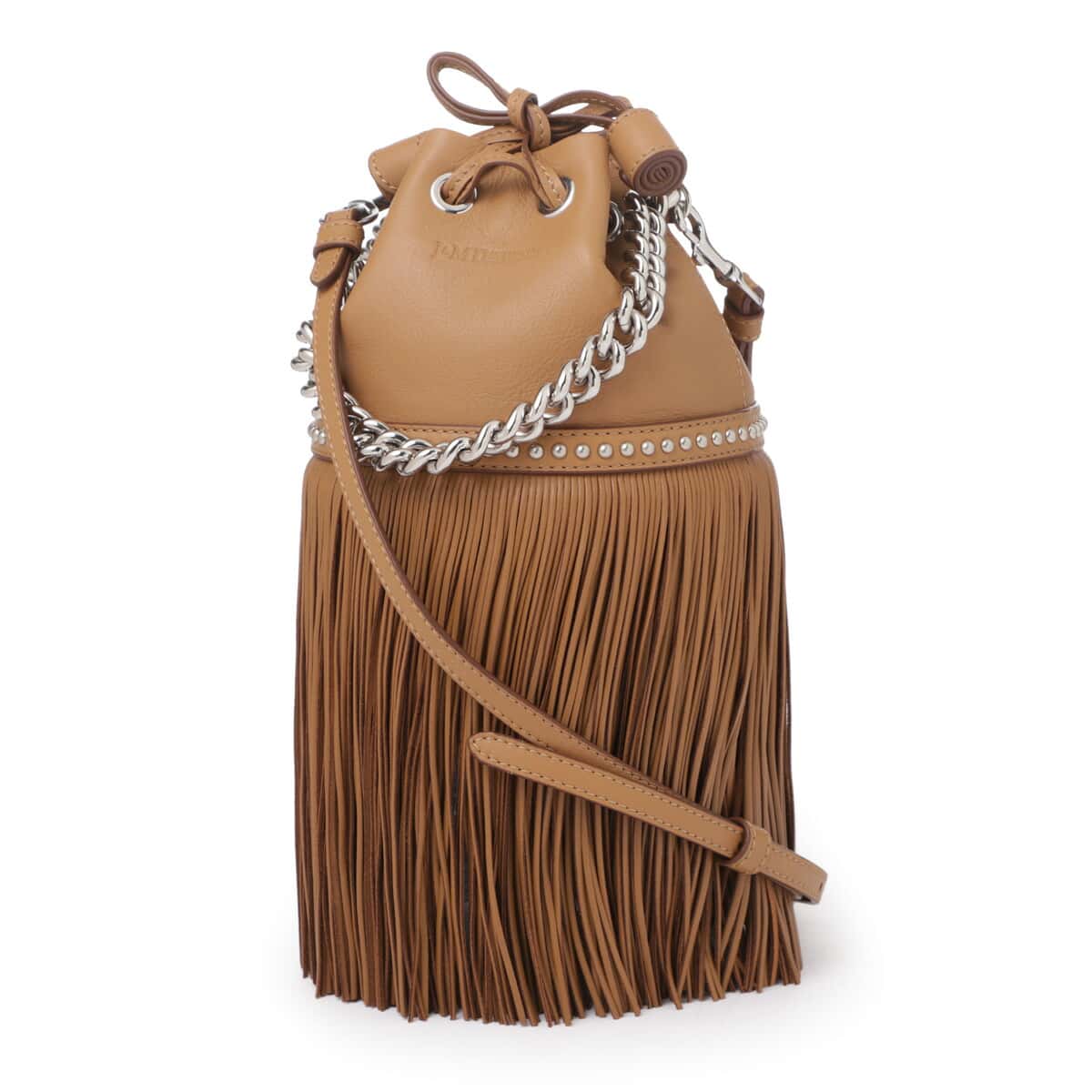 ジェイ&エム デヴィッドソン J&M DAVIDSON ショルダーバッグ 2WAY ハンドバッグ ブラウン レディース lmnc 1xx scnp 610s caramel MINI FRINGE CARNIVAL WITH STUDS【返品送料無料】