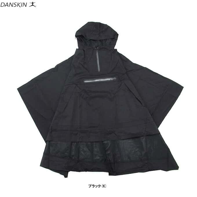 【Mサイズのみ】DANSKIN（ダンスキン）ポンチョ（DARK3913）（スポーツ/フィットネス/エクササイズ/トレーニング/アウトドア/ウェア/アウター/撥水/女性用/レディース）