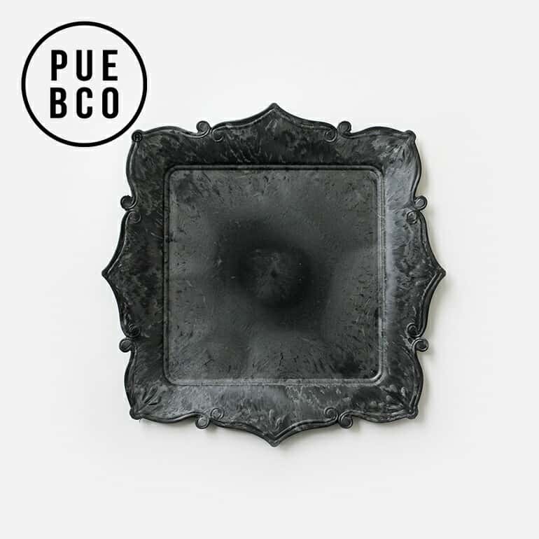 【マラソン★P最大47倍】PUEBCO[プエブコ]DECORATION TRAY Square[デコレーショントレースクエア 正方形 お盆 小物入れ 収納 整理 文房具 プラスチック製 インテリア ディスプレイ]☆