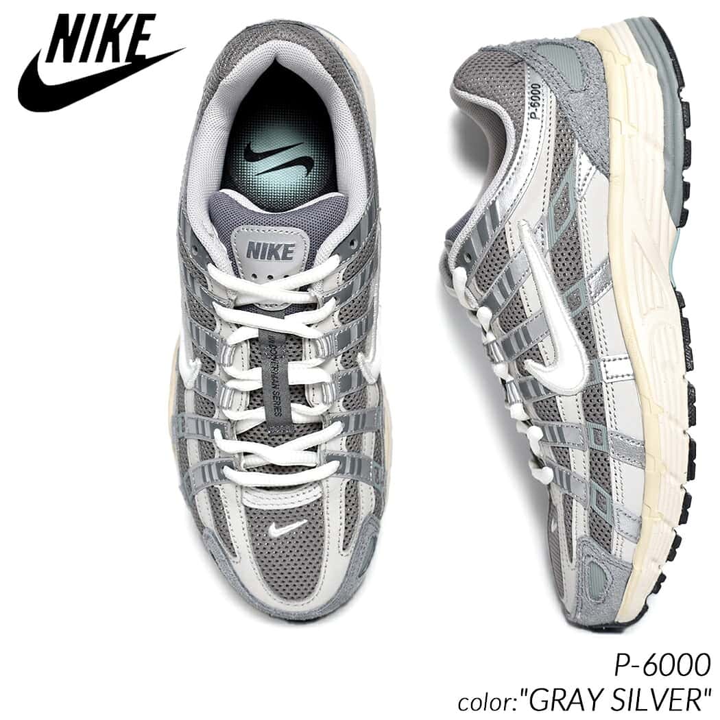 【お買い物マラソン限定クーポン配布中!!】NIKE P-6000 "GRAY SILVER" ナイキ スニーカー ( グレー 灰色 シルバー 銀 ランニング y2k vomero ボメロ メンズ レディース ウィメンズ FN7509-029 )