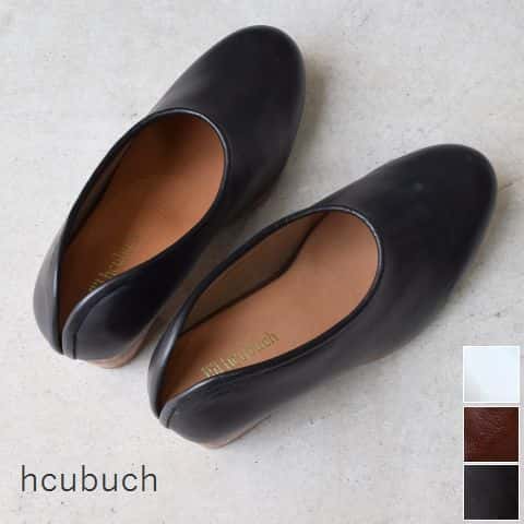 【即日発送】 hcubuch(フーブ)はまぐりがた カウレザーサボ 2color h035【 北海道も送料無料 】