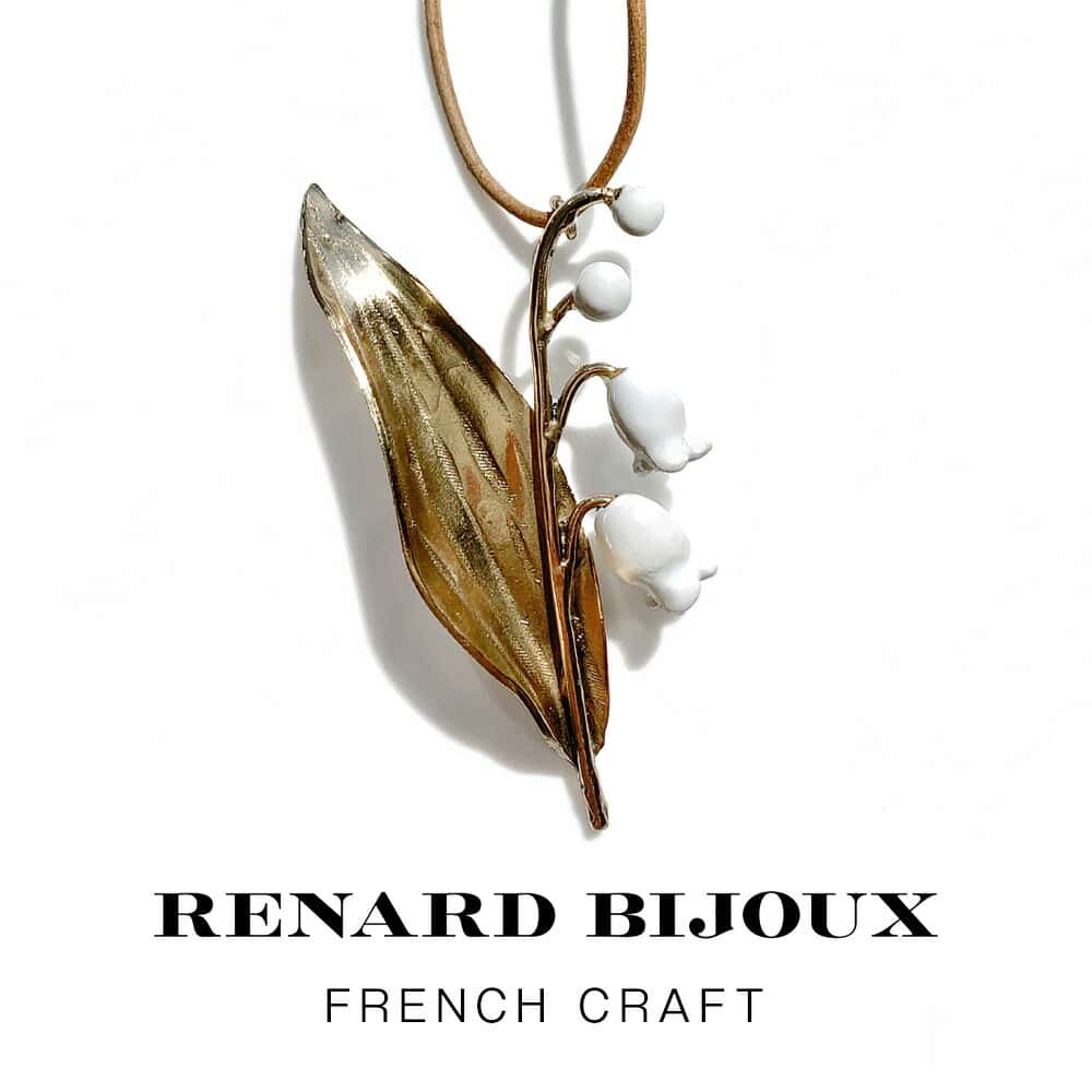 Renard Bijoux レナード ビジュー フレンチクラフト Lilly of the Valley リリーオブザバリー ネックレス すずらん スズラン フランス製