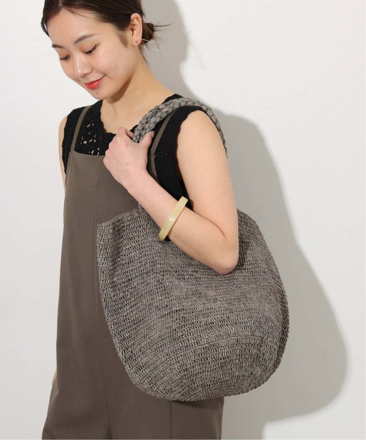 JOURNAL STANDARD relume 《WEB限定追加2》【MADE IN MADA /メイドインマダ】ALICE MM BAG:バッグ ジャーナル スタンダード レリューム バッグ トートバッグ ベージュ グレー【送料無料】