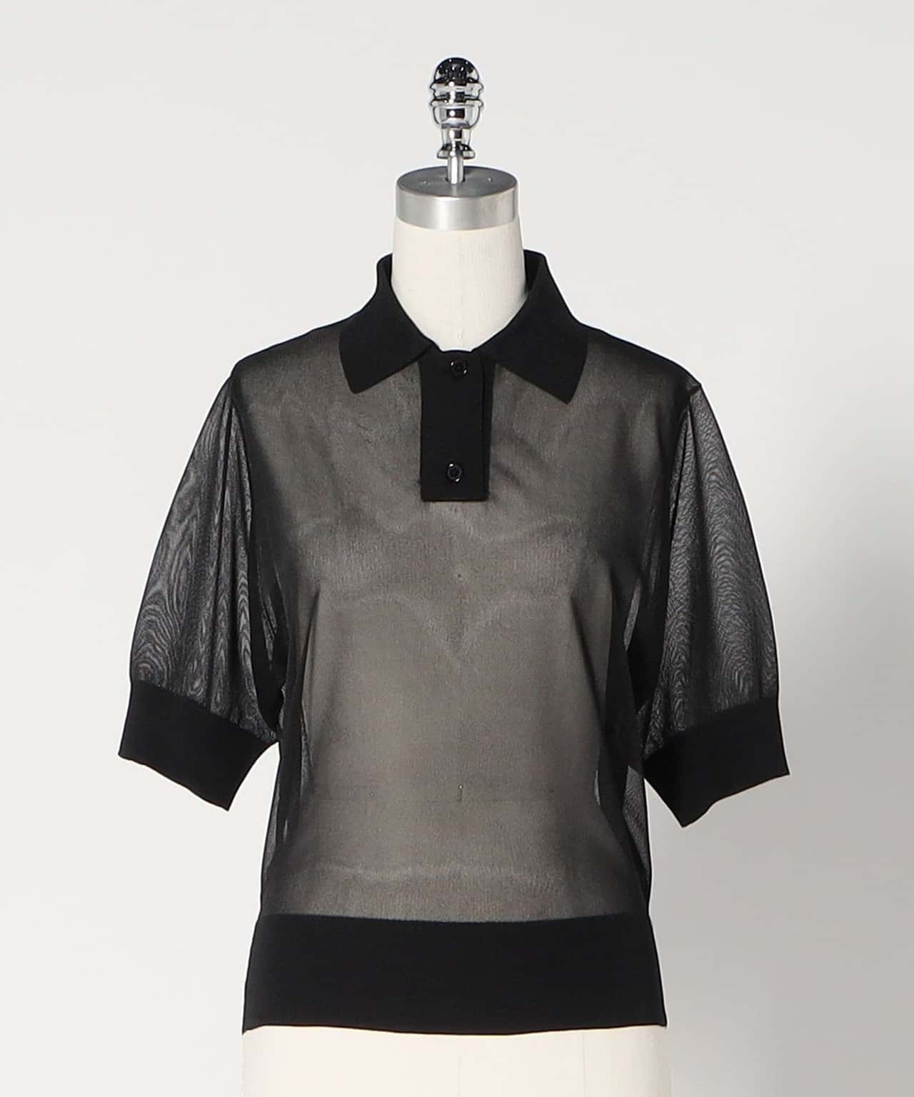 【SALE／80%OFF】LOEFF ＜LOEFF＞シアー プルオーバー ユナイテッドアローズ アウトレット トップス ニット ホワイト ブラック【送料無料】