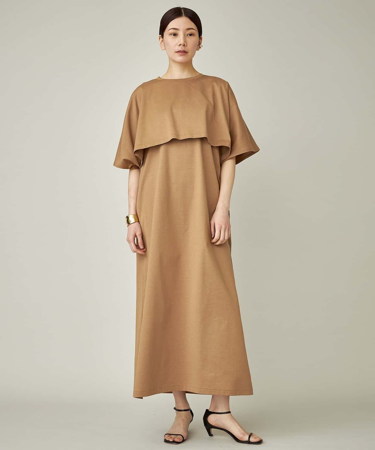 【SALE／40%OFF】Curensology レイヤードカットワンピース カレンソロジー ワンピース・ドレス ワンピース ネイビー ベージュ ブラック【送料無料】