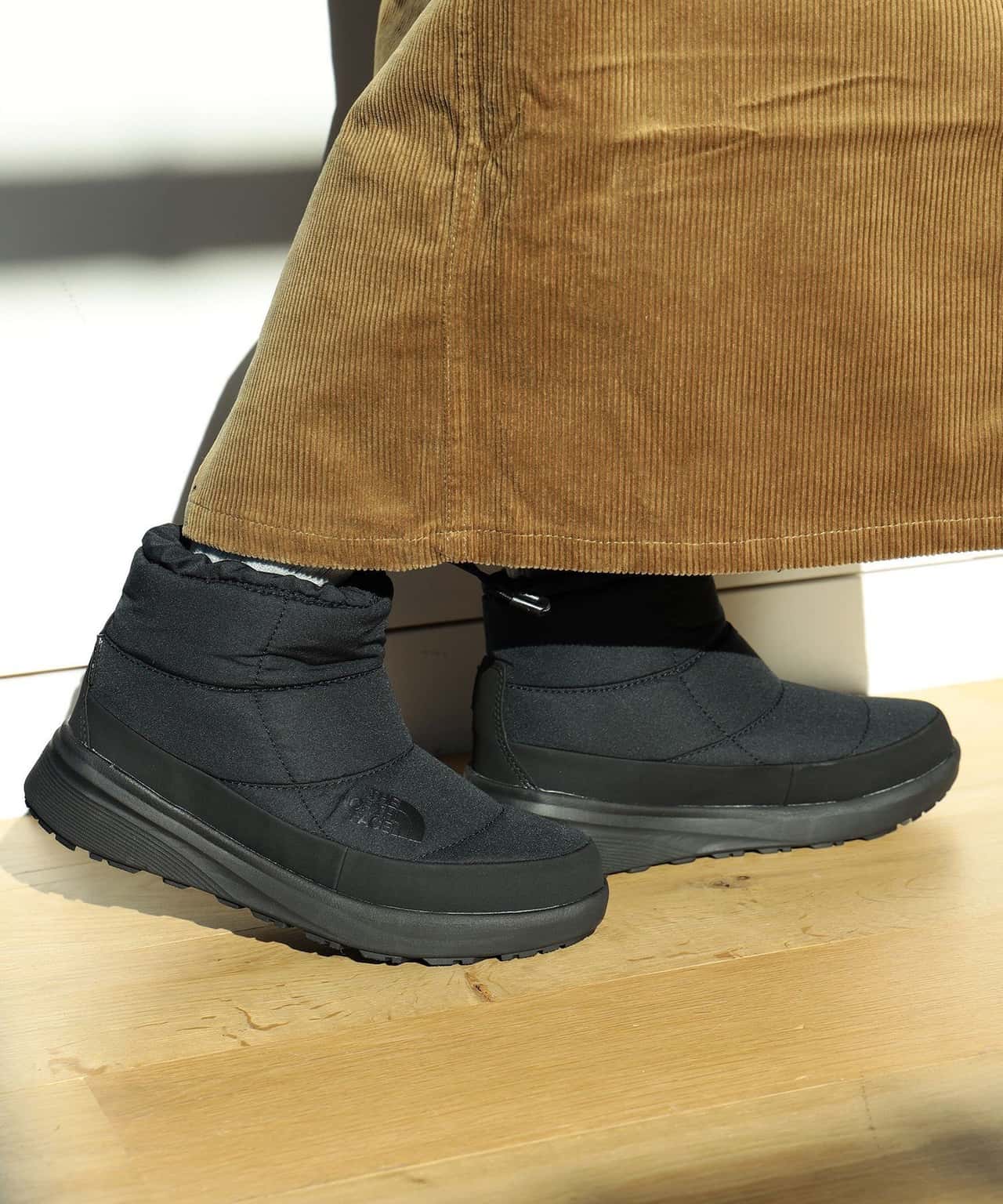 【SALE／30%OFF】BEAMS BOY THE NORTH FACE / ヌプシ ブーティ ウォータープルーフ ショート ビームス ウイメン シューズ・靴 ブーツ ブラック【送料無料】