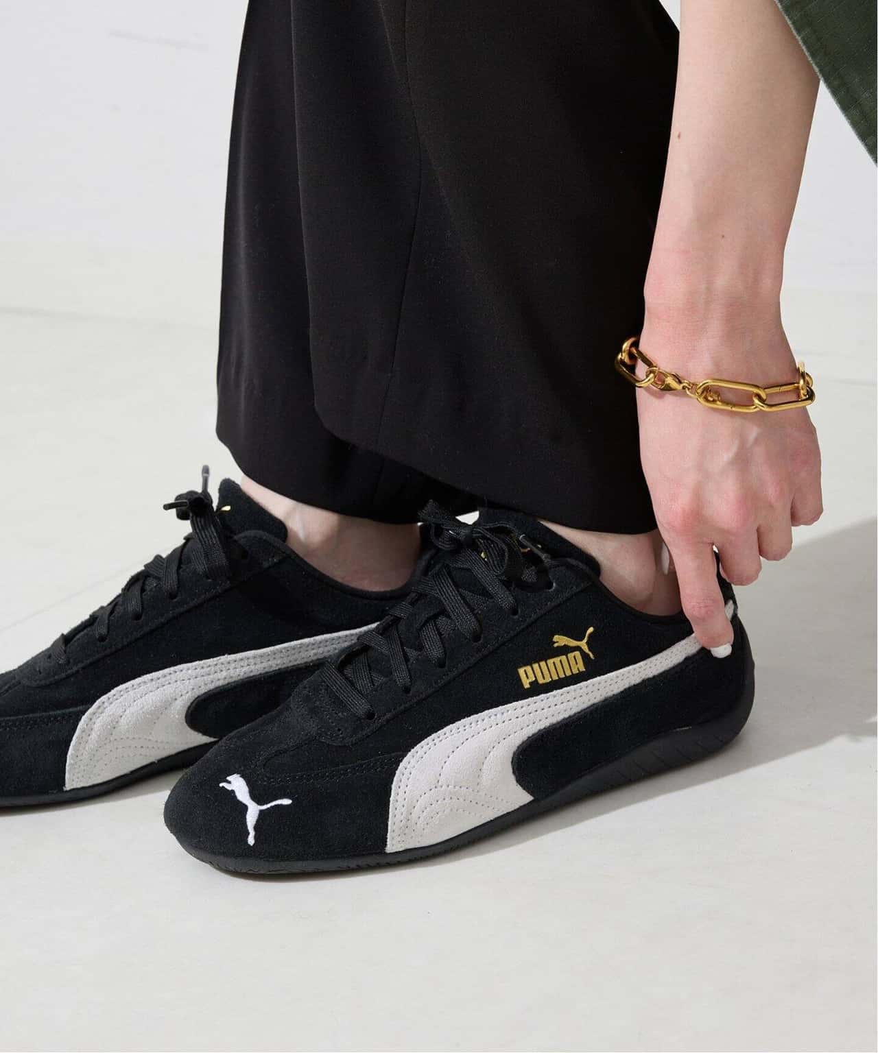 SLOBE IENA 《追加》PUMA/プーマ SPEEDCAT OG 398846 スローブ イエナ シューズ・靴 スニーカー ブラウン ブラック【送料無料】