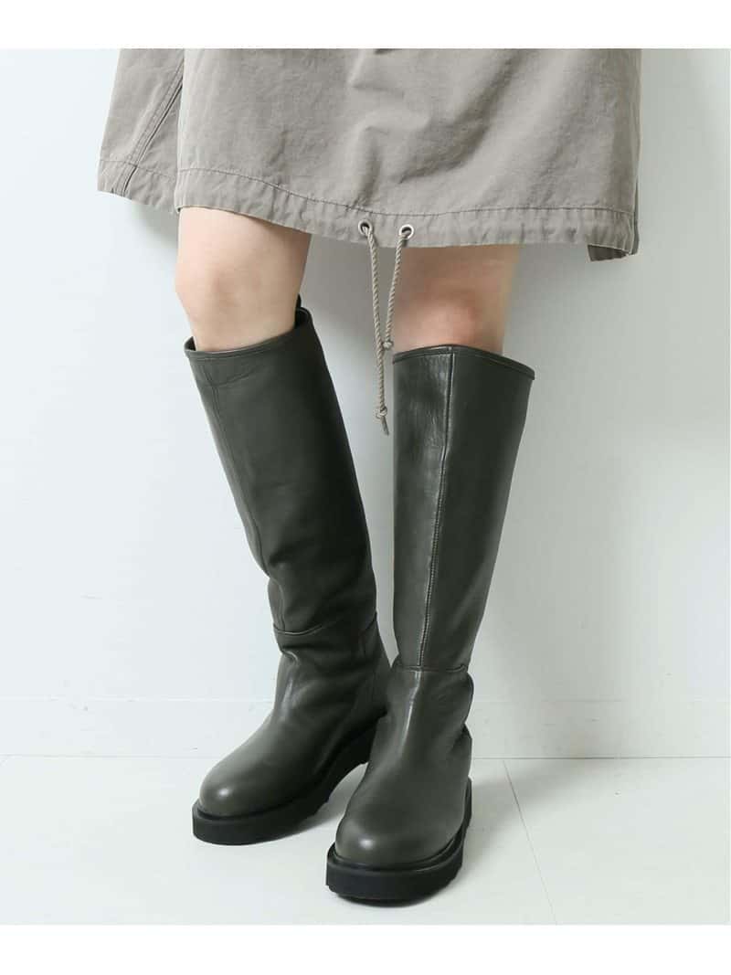 【SALE／30%OFF】plage 【CAMINANDO/カミナンド】SP RIDING LONG ブーツ◆ プラージュ シューズ ショートブーツ/ブーティー カーキ【送料無料】