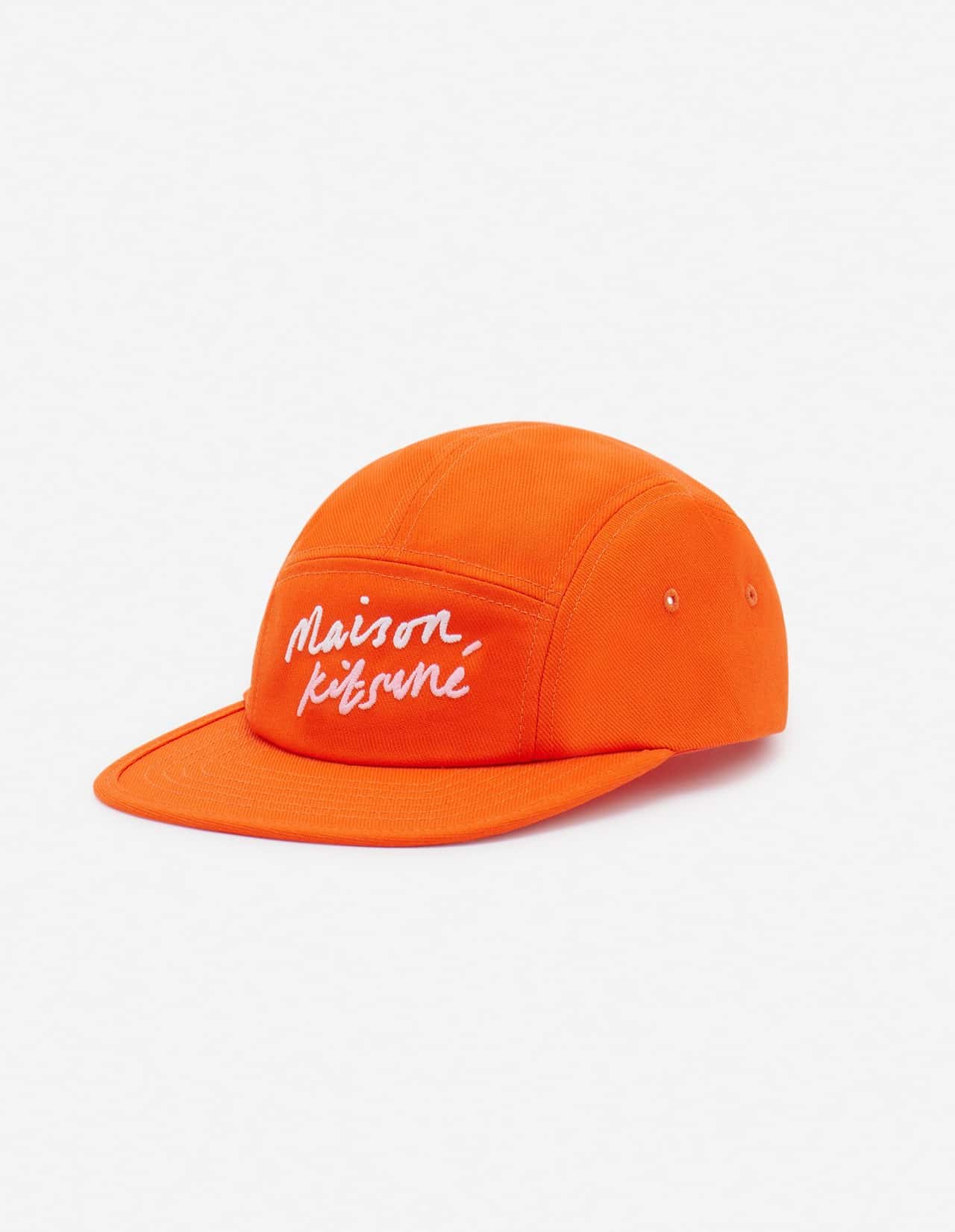 【SALE／40%OFF】MAISON KITSUNE MAISON KITSUNE/(U)MINI HANDWRITING 5P CAP メゾン キツネ 帽子 キャップ オレンジ ホワイト【送料無料】