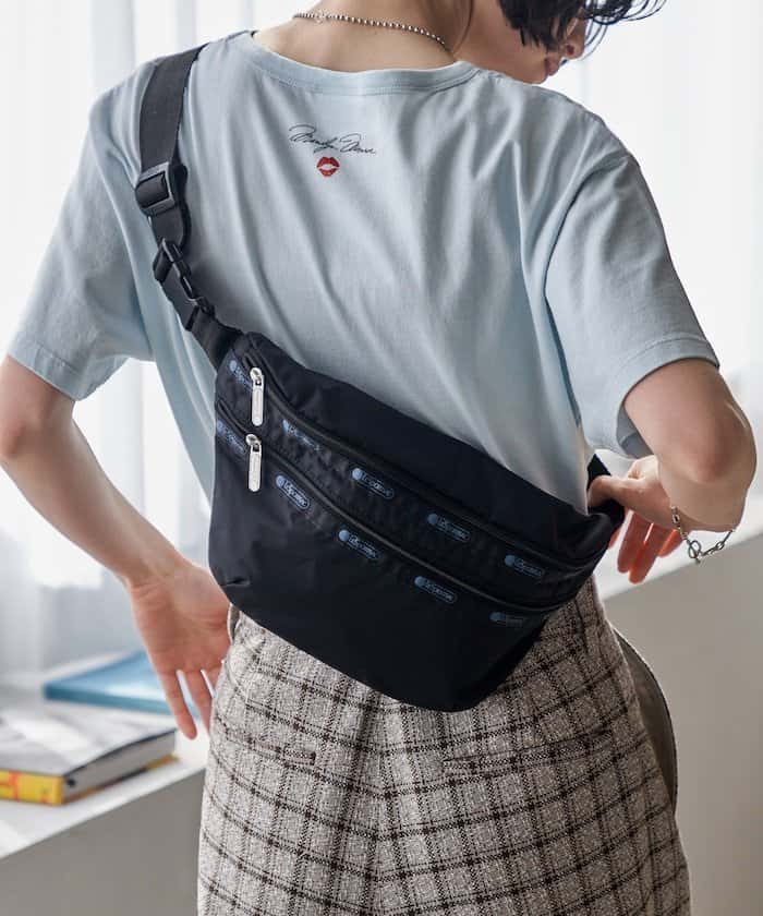 【SALE／10%OFF】LeSportsac 別注 HERITAGE BELT BAG/ヘリテージ ベルトバッグ フリークスストア バッグ ボディバッグ・ウエストポーチ ブラウン ブラック【送料無料】