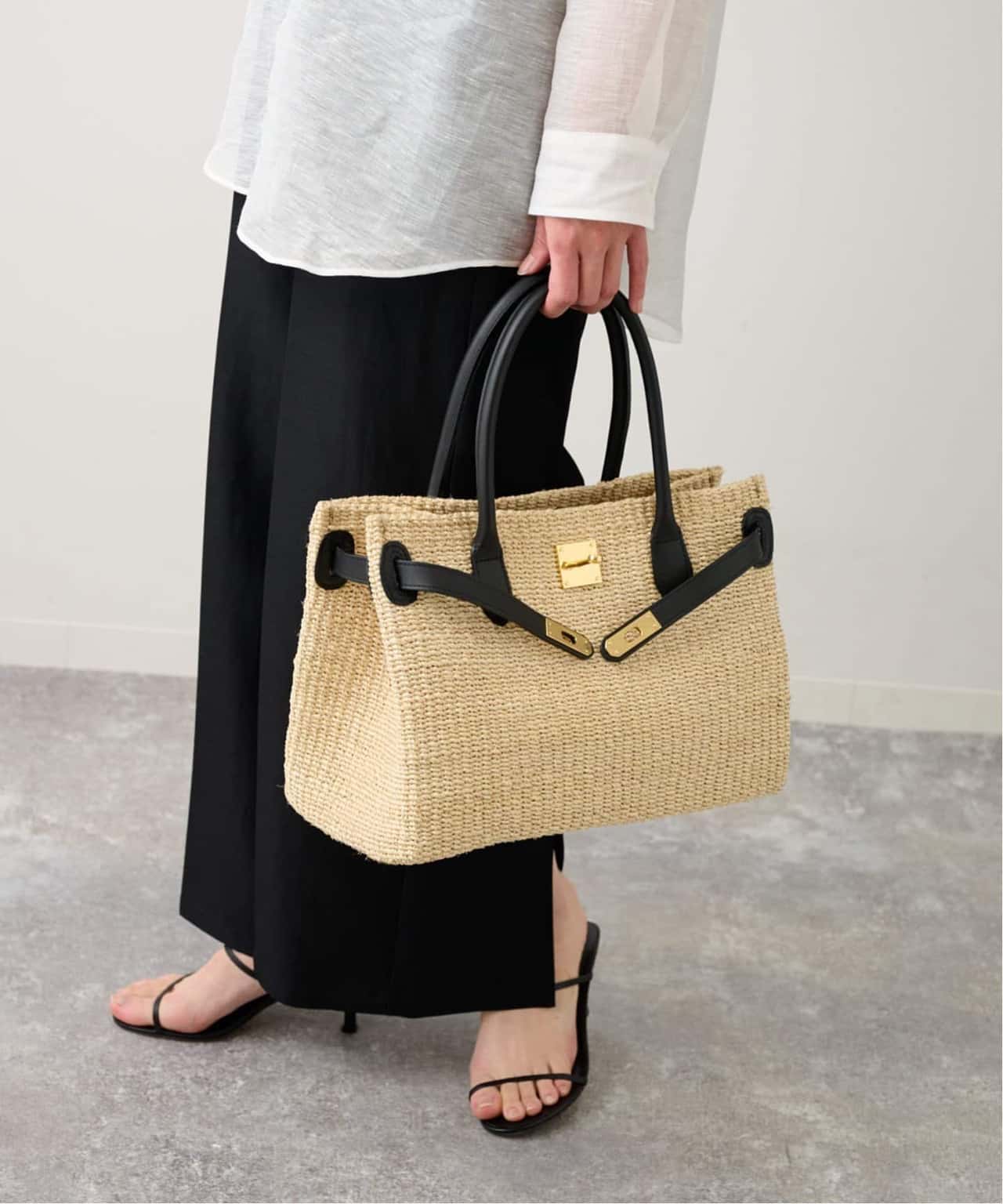 【SALE／30%OFF】JOURNAL STANDARD 【COTTO/コット】CBK22-SS32-R:バッグ ジャーナル スタンダード バッグ かごバッグ ホワイト【送料無料】