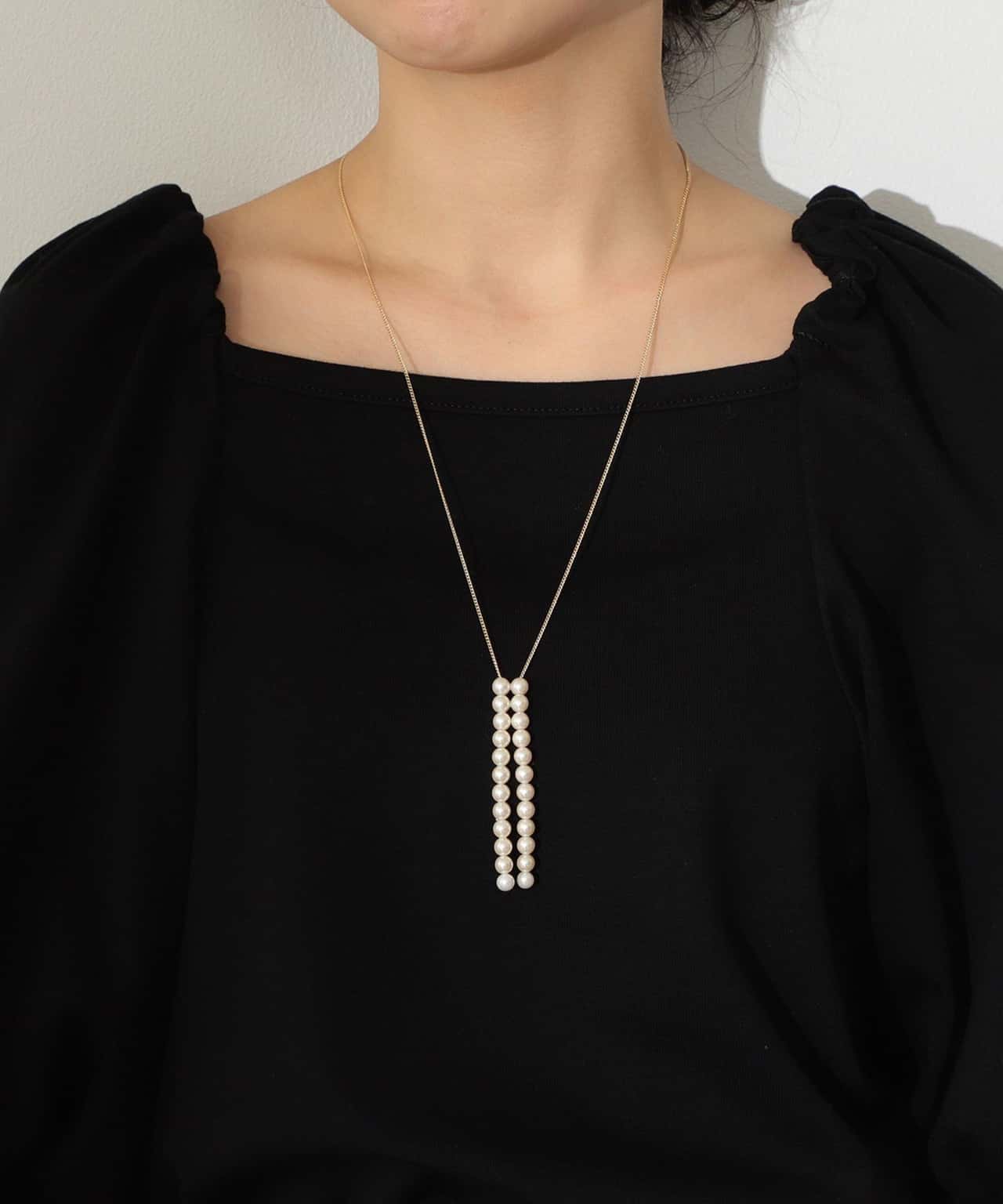 Demi-Luxe BEAMS 【別注】jour couture / more. ネックレス デミルクス ビームス アクセサリー・腕時計 ネックレス ホワイト【送料無料】