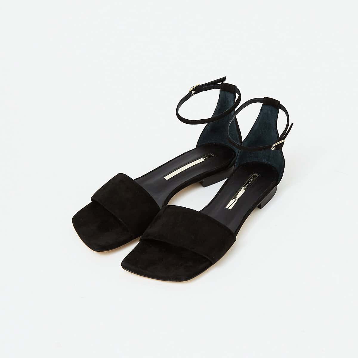 【SALE／20%OFF】Rouge vif la cle 【BRENTA】ストラップサンダル ルージュ・ヴィフ ラクレ シューズ・靴 サンダル ブラック【送料無料】