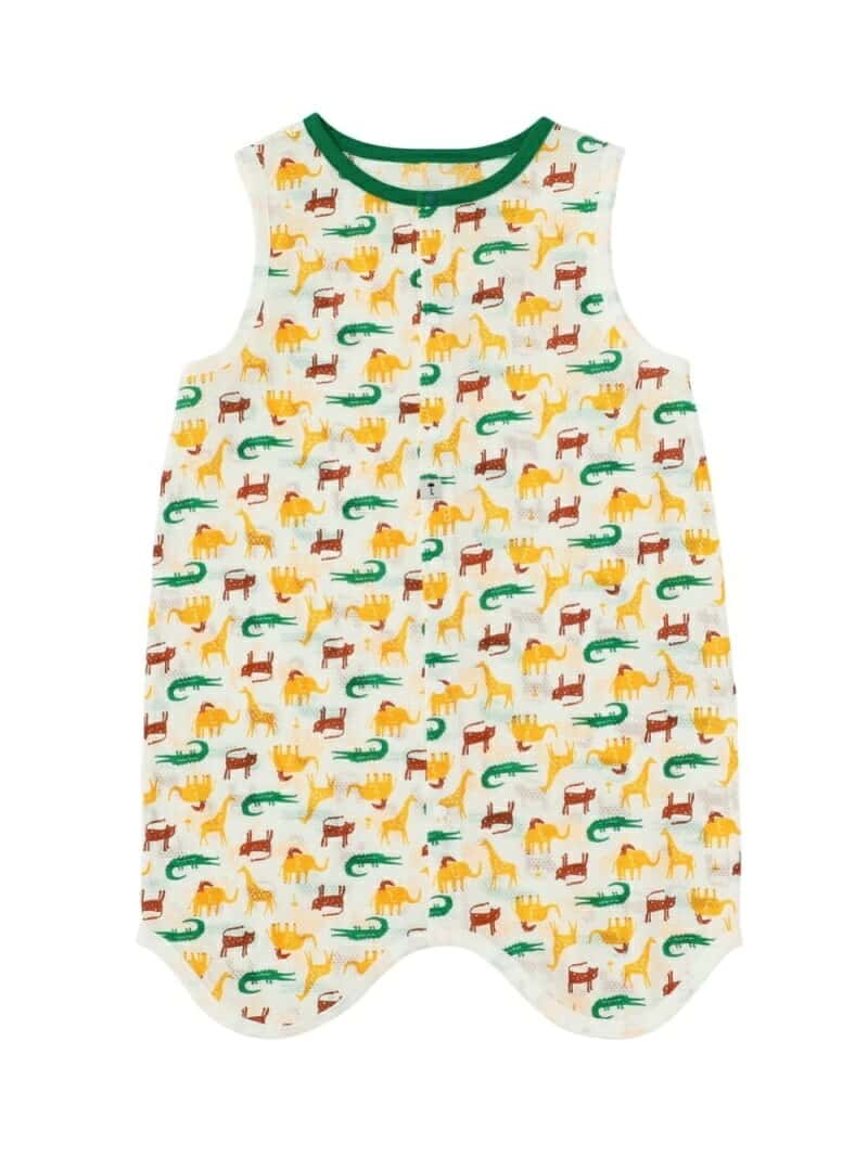 【SALE／70%OFF】moimoln モイモルン/クリップアニマルスリーパー モイモルン マタニティウェア・ベビー用品 ロンパース・カバーオール グリーン