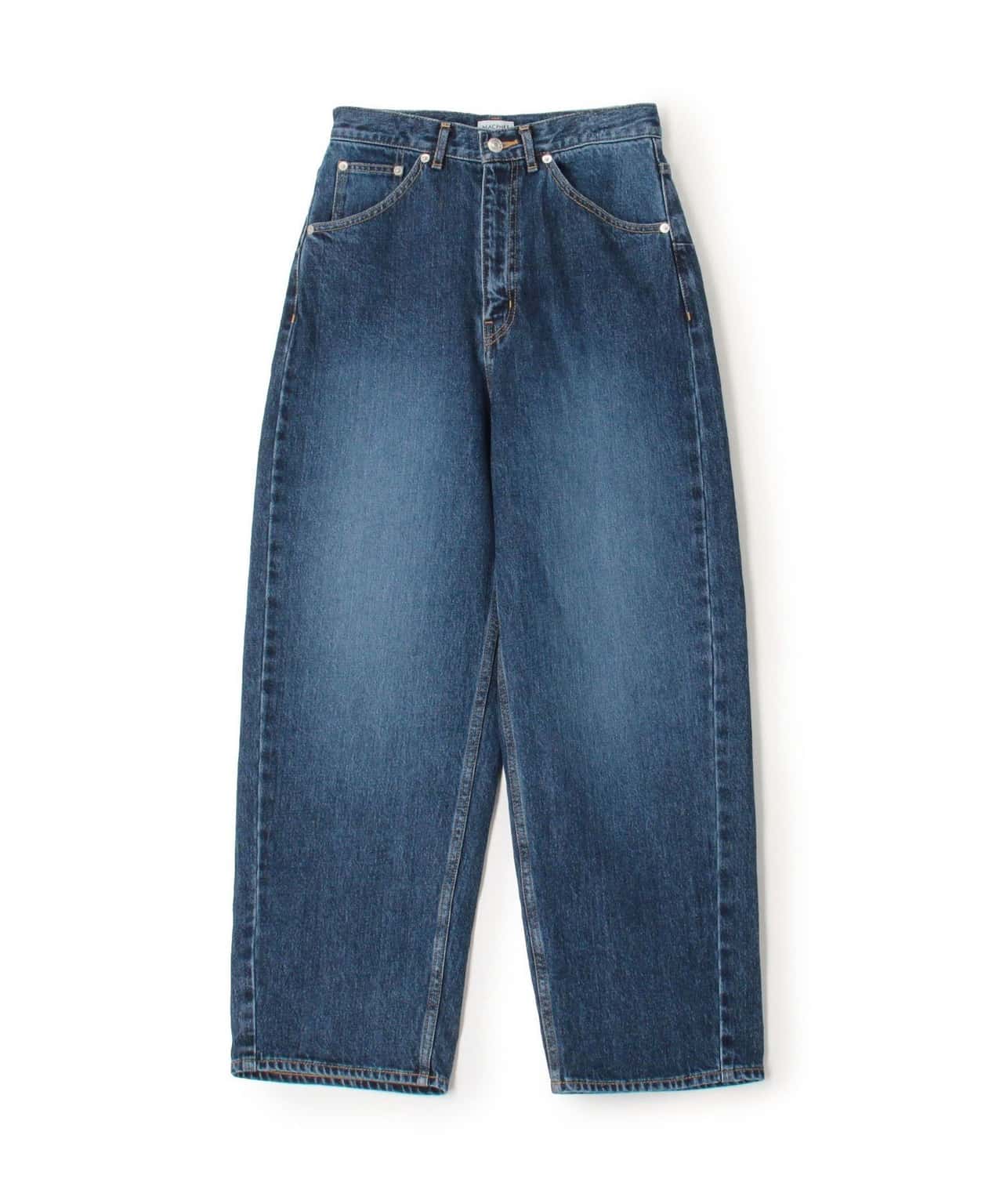 【SALE／30%OFF】MACPHEE コットンデニム コクーンテーパードパンツ トゥモローランド パンツ ジーンズ・デニムパンツ ネイビー【送料無料】