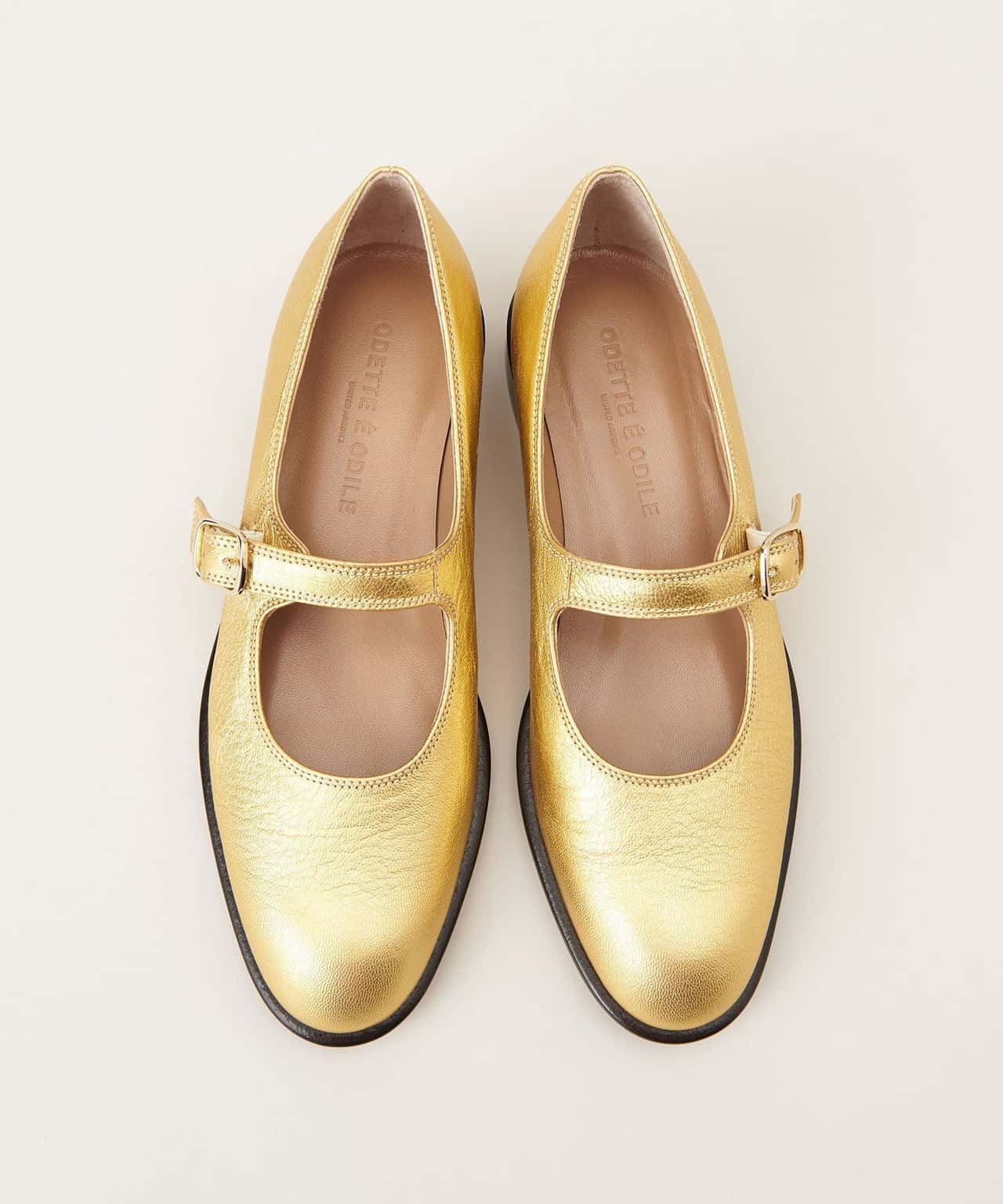 【SALE／30%OFF】ODETTE E ODILE クラシックメリージェーン フラット25↑ オデット エ オディール シューズ・靴 パンプス ゴールド ブラック レッド【送料無料】