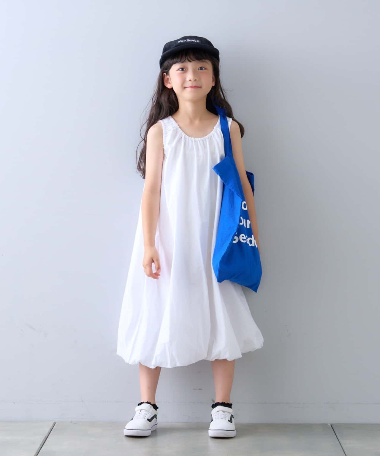 【SALE／50%OFF】CIAOPANIC TYPY 【KIDS】【India】バルーンギャザーワンピース チャオパニックティピー ワンピース・ドレス その他のワンピース・ドレス ブラック レッド ブルー ホワイト