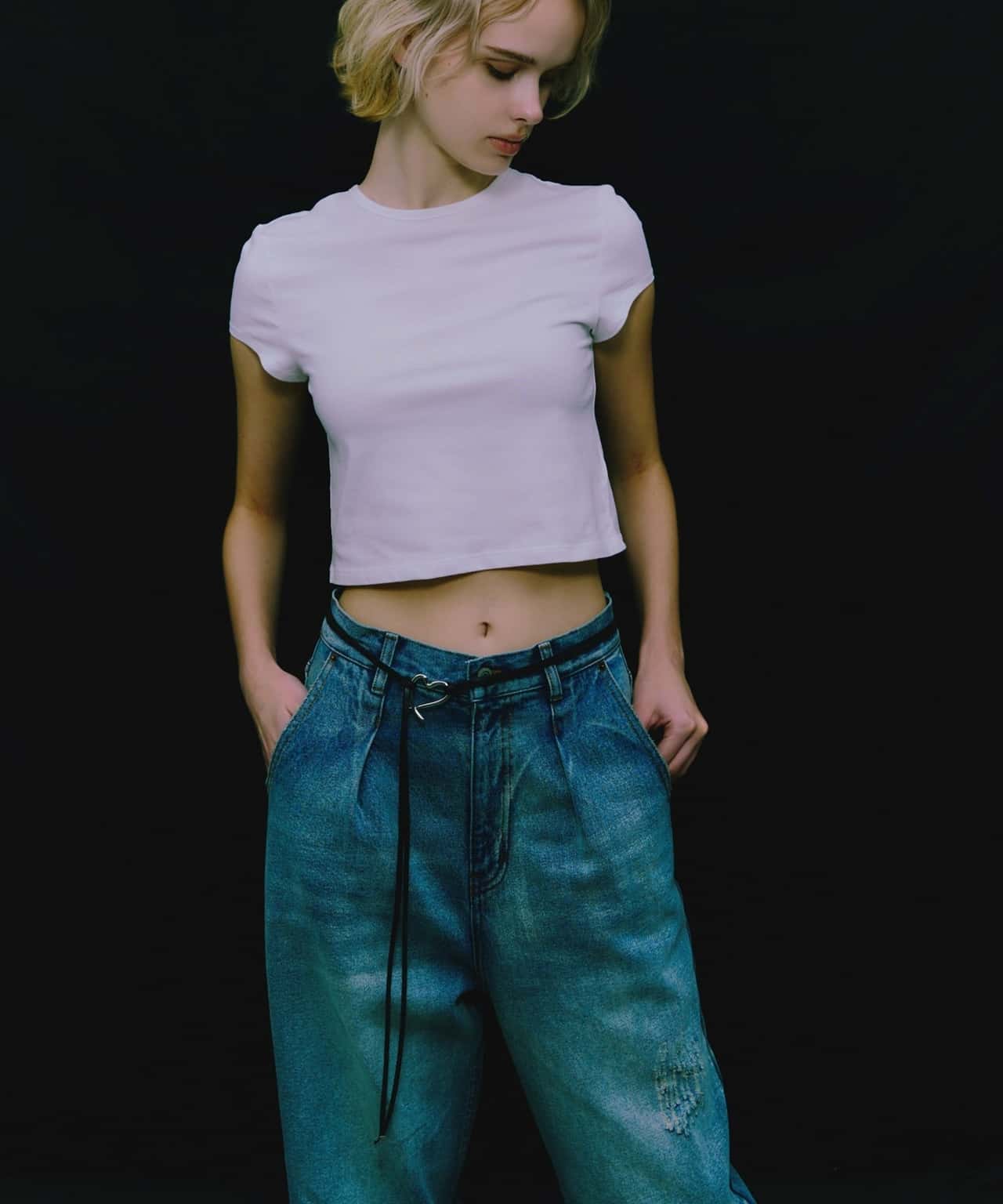 【SALE／5%OFF】LAPUIS [LAPUIS] Heart parts belt キャセリーニ ファッション雑貨 ベルト シルバー ゴールド【送料無料】