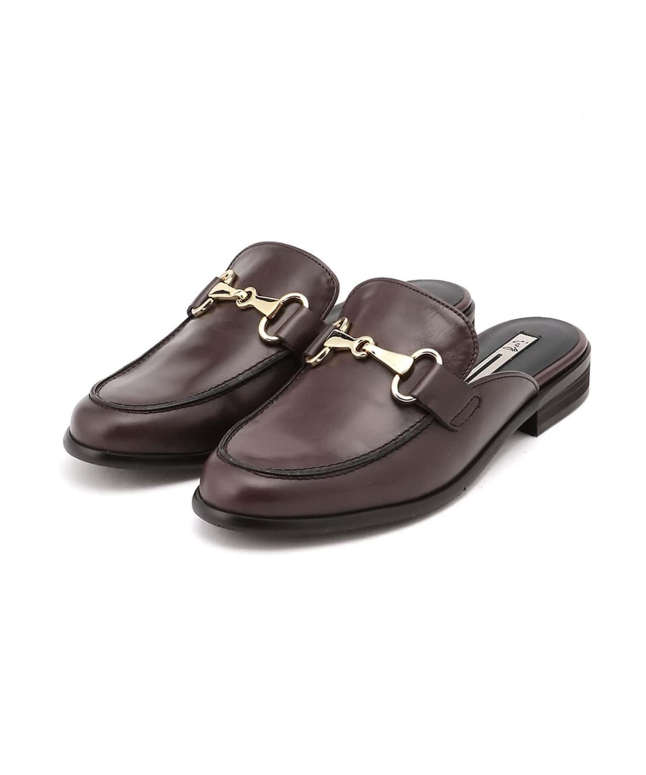 【SALE／41%OFF】ing ing/ビット付ミュールローファー モード・エ・ジャコモ×イング シューズ・靴 ミュール ブラウン ブラック【送料無料】