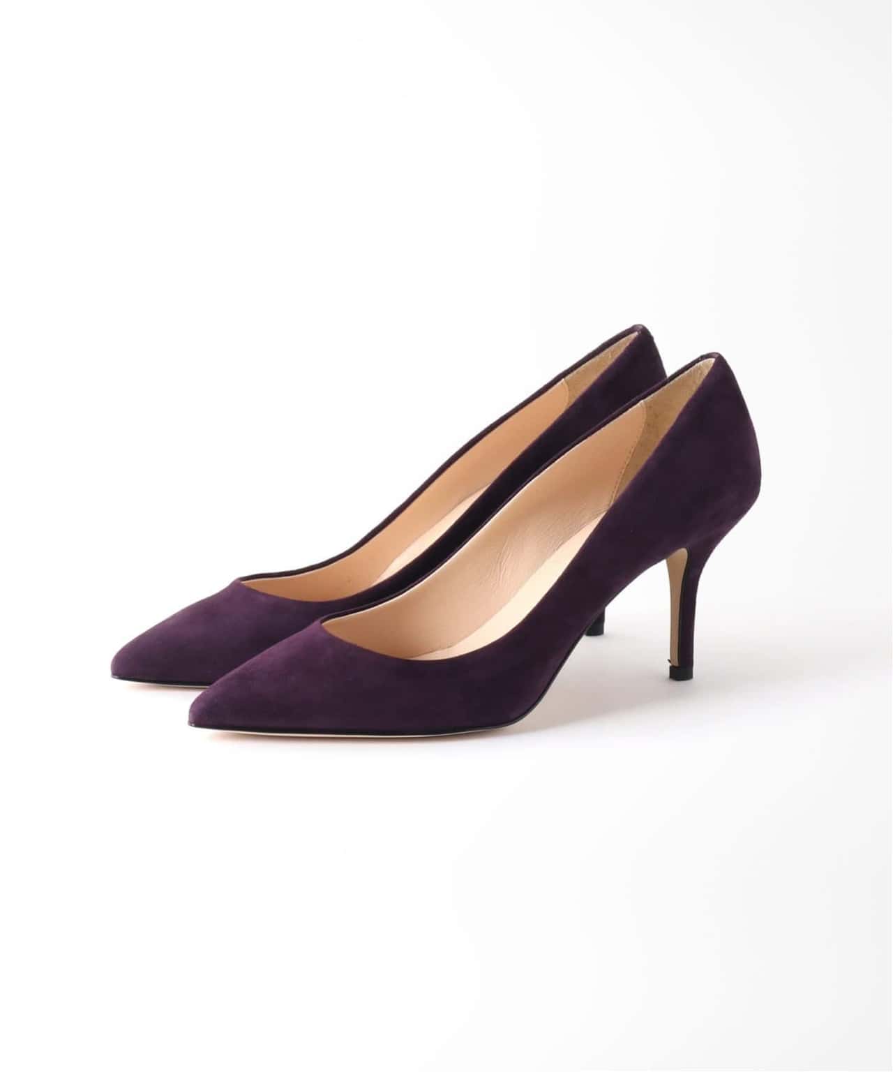 plage 【CORSO ROMA 9/コルソローマ】SUEDE 7.5 HEEL パンプス プラージュ シューズ・靴 パンプス グリーン【送料無料】