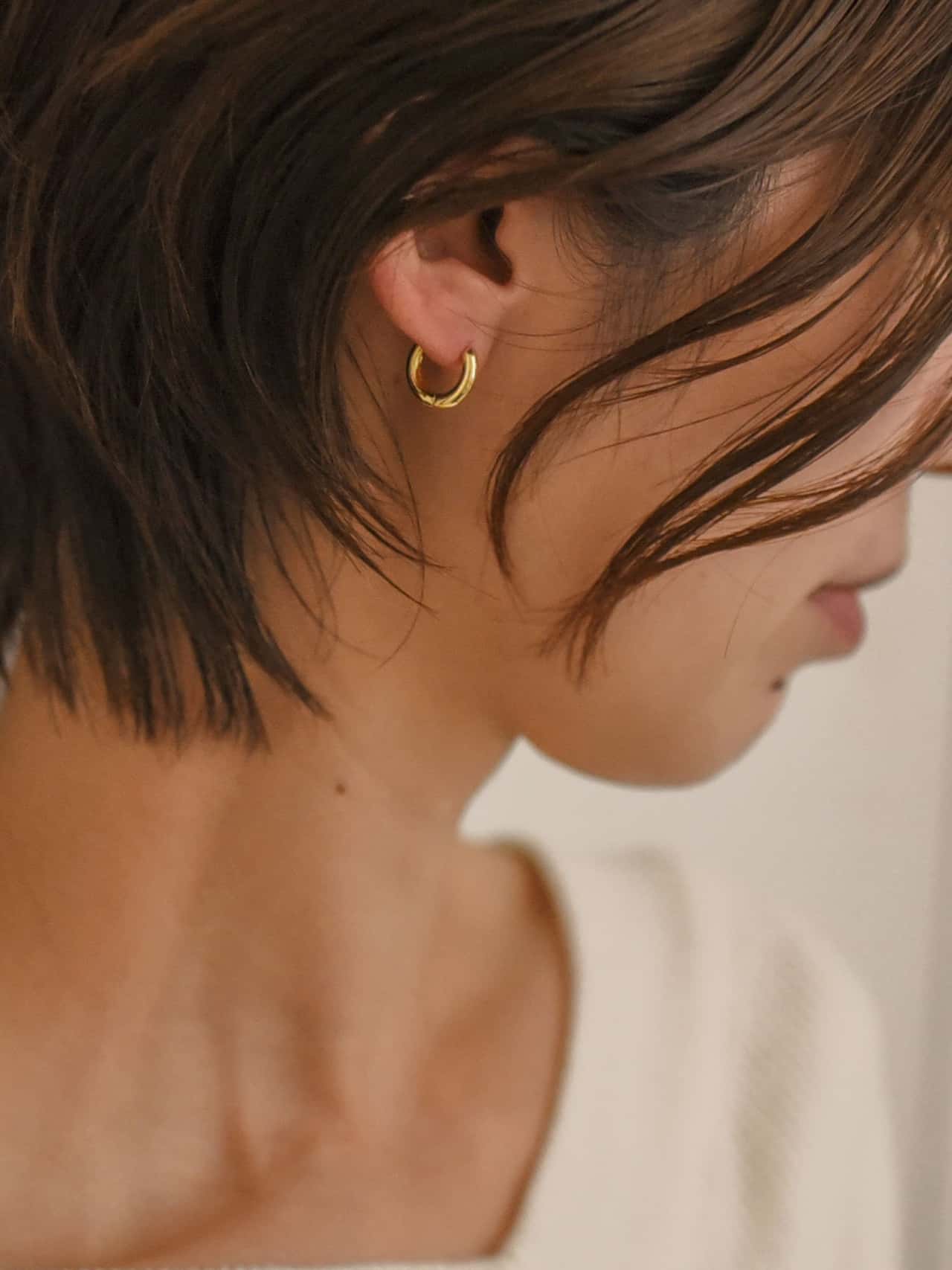 【SALE／77%OFF】styiro styiro/金属アレルギー対応 ミニフープピアス イストワール アクセサリー・腕時計 ピアス ゴールド シルバー