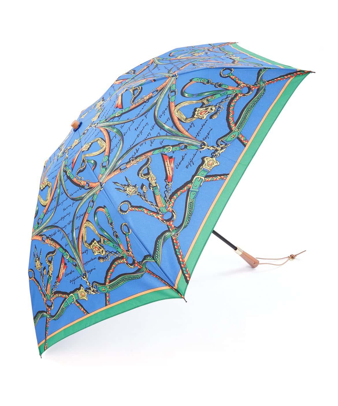【SALE／30%OFF】YVON トルクメン長傘《manipuri》 イヴォン ファッション雑貨 傘・長傘 ブルー ホワイト【送料無料】