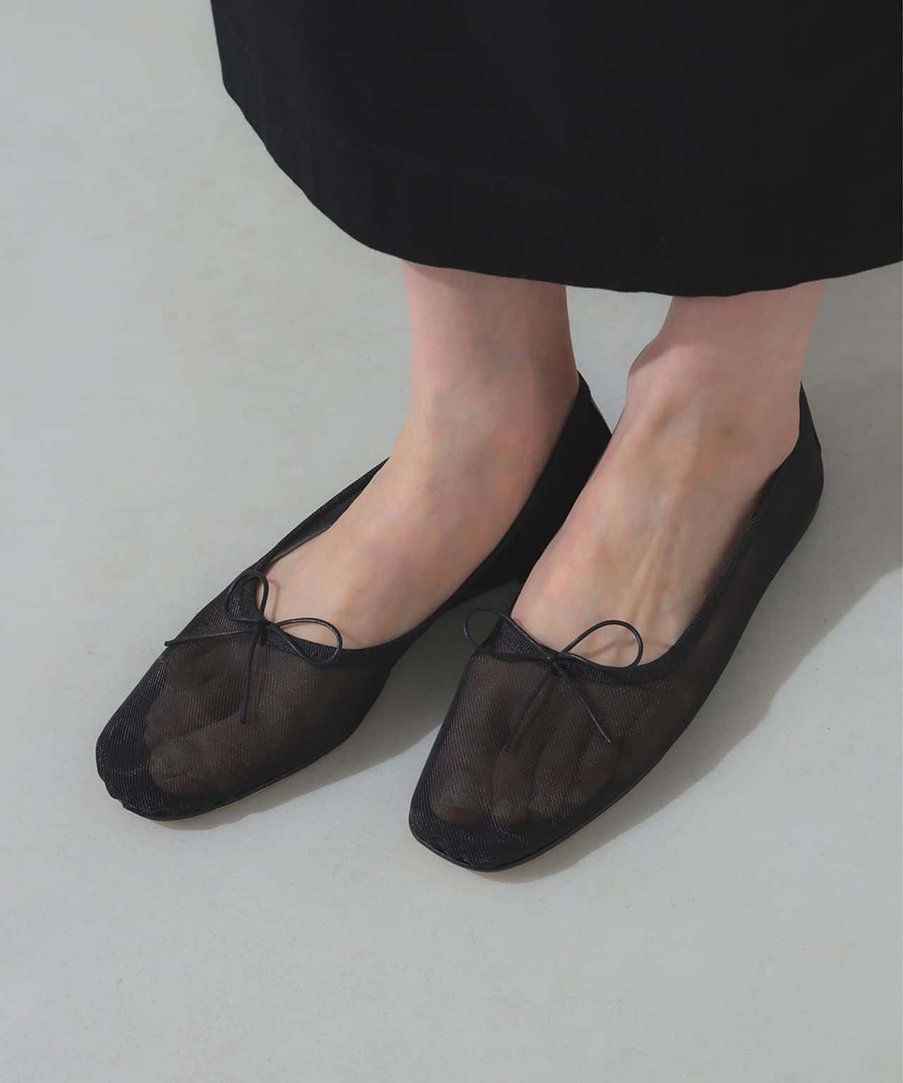 Demi-Luxe BEAMS SPELTA / IMMA メッシュ バレエシューズ デミルクス ビームス シューズ・靴 スニーカー ブラック【送料無料】