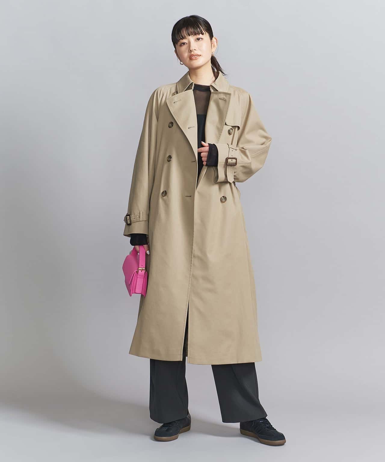 【SALE／80%OFF】BEAUTY&YOUTH UNITED ARROWS コットンブレンドギャバ トレンチコート -撥水加工- ユナイテッドアローズ アウトレット ジャケット・アウター トレンチコート ベージュ【送料無料】