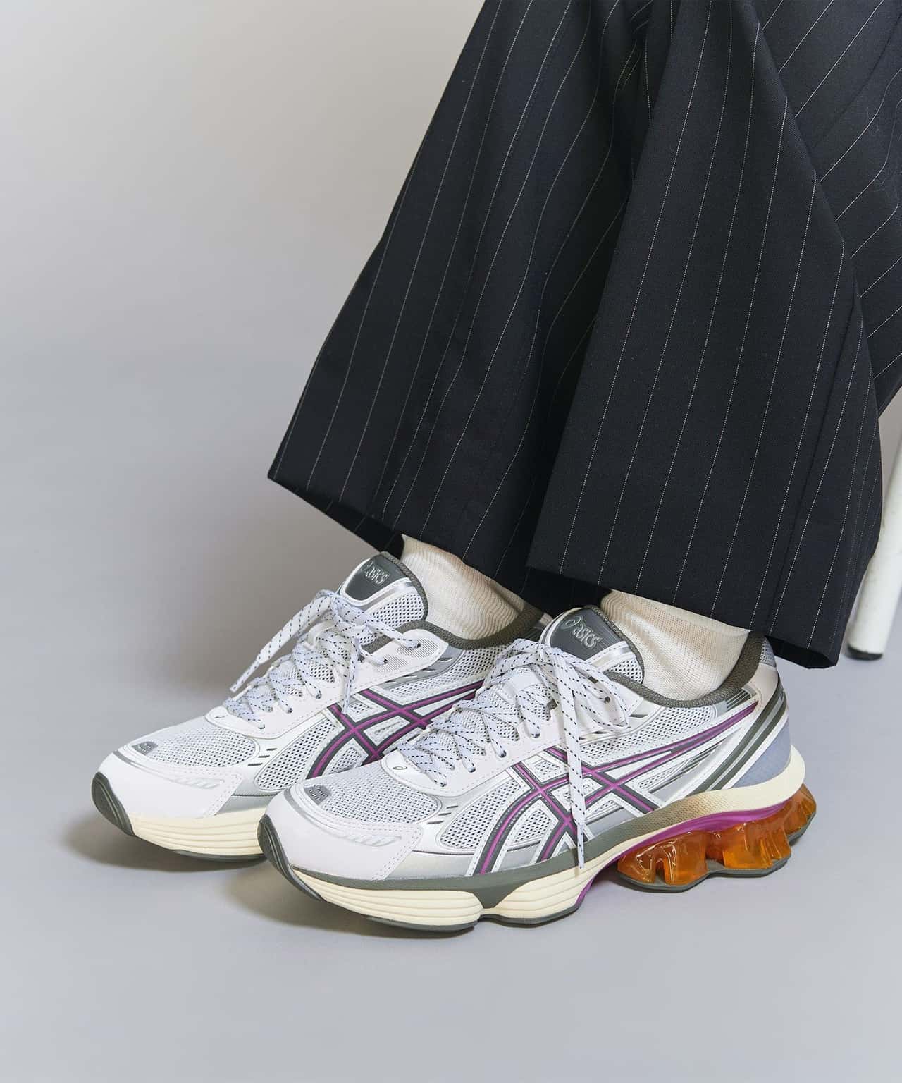 【SALE／30%OFF】BEAUTY&YOUTH UNITED ARROWS ＜asics＞GEL-KINETIC FLUENT/スニーカー ビューティー＆ユース　ユナイテッドアローズ シューズ・靴 スニーカー ピンク ブラック【送料無料】
