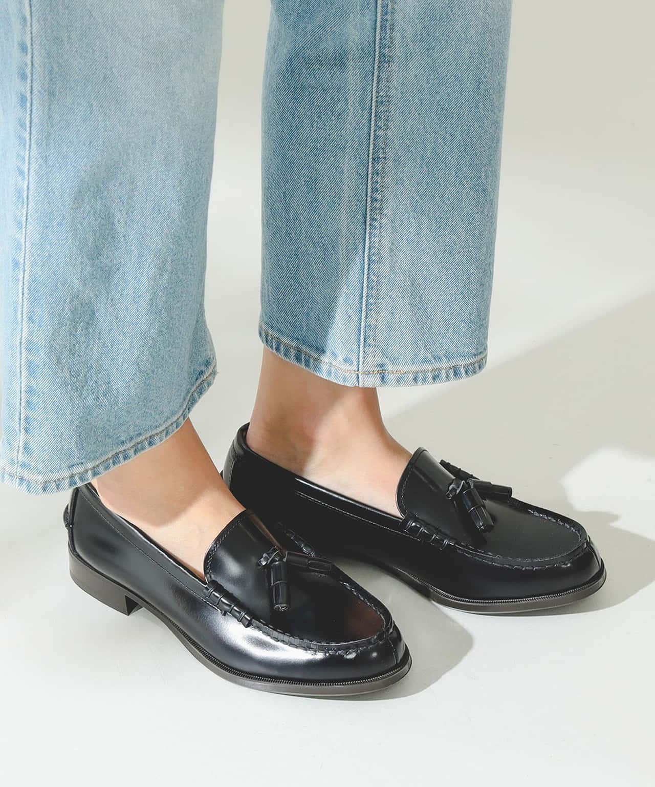 【SALE／30%OFF】B:MING by BEAMS HARUTA / 別注 ローファー(22.5~24.5cm) 25AW ソール ビーミング ライフストア バイ ビームス シューズ・靴 ローファー ブラック【送料無料】