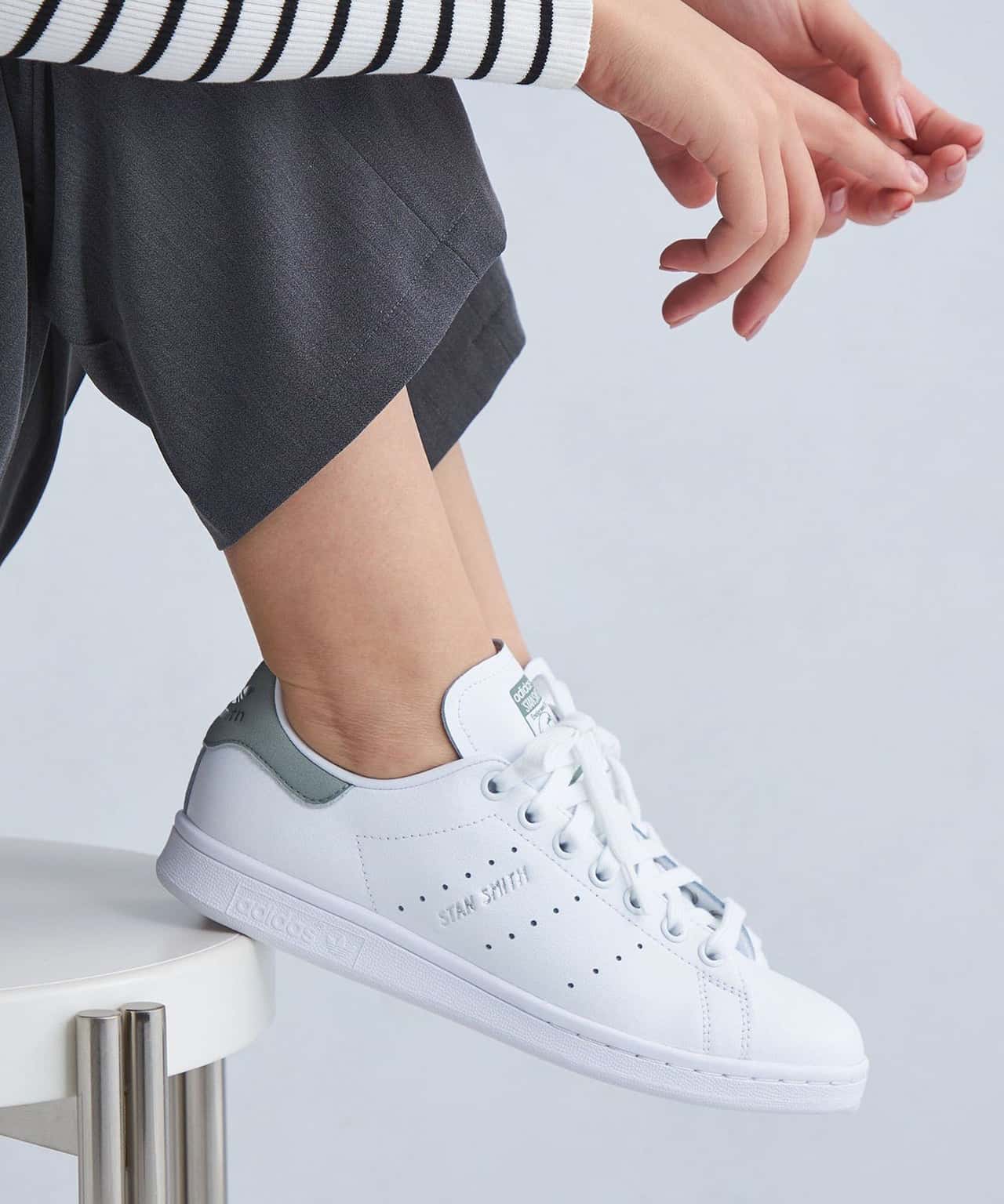 UNITED ARROWS green label relaxing ＜adidas＞ STAN SMITH W スニーカー ユナイテッドアローズ グリーンレーベルリラクシング シューズ・靴 スニーカー ホワイト【送料無料】