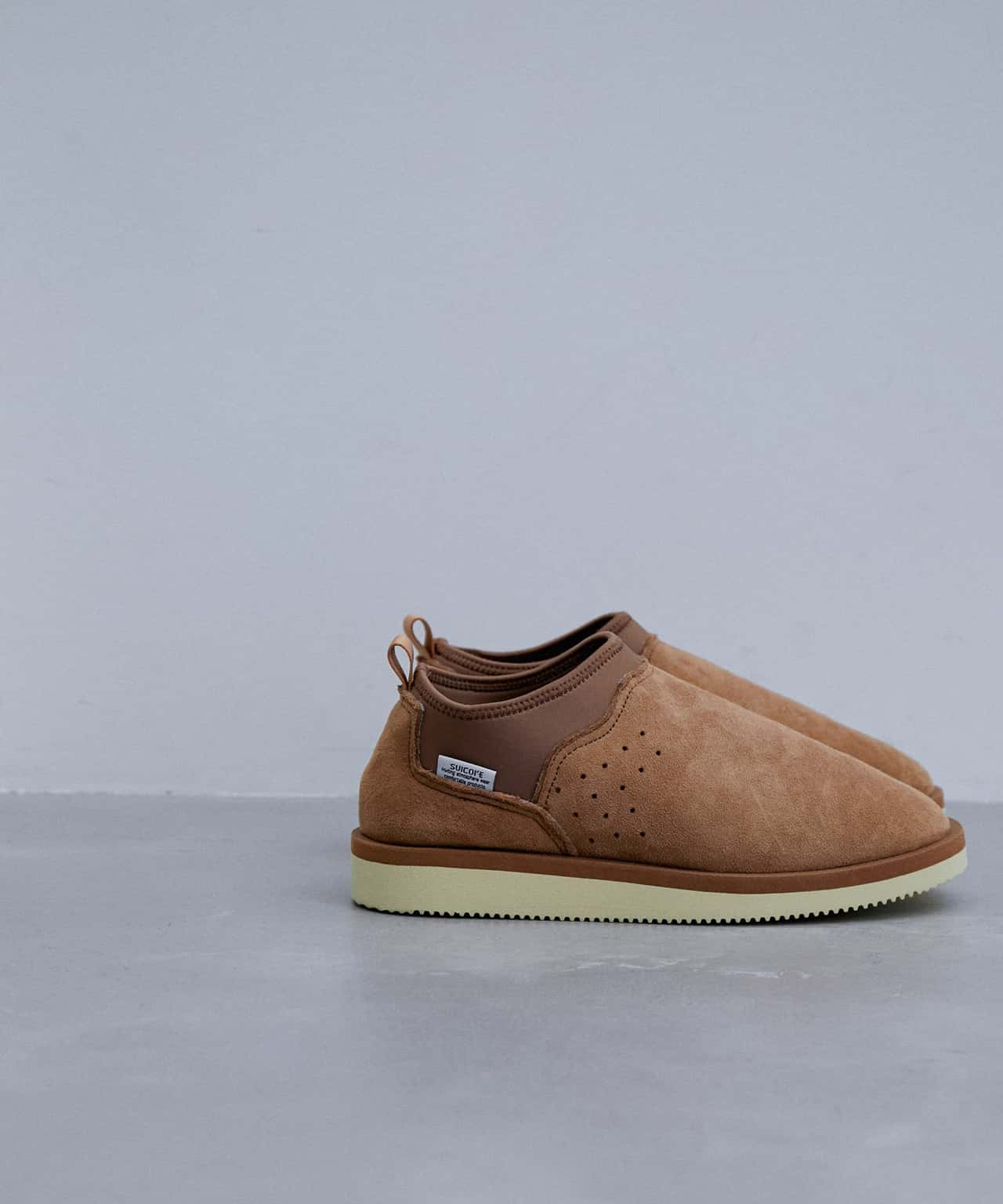 ADAM ET ROPE' FEMME 【SUICOKE】RON-M2ab-MID アダムエロペ シューズ・靴 スリッポン ブラウン ベージュ【送料無料】