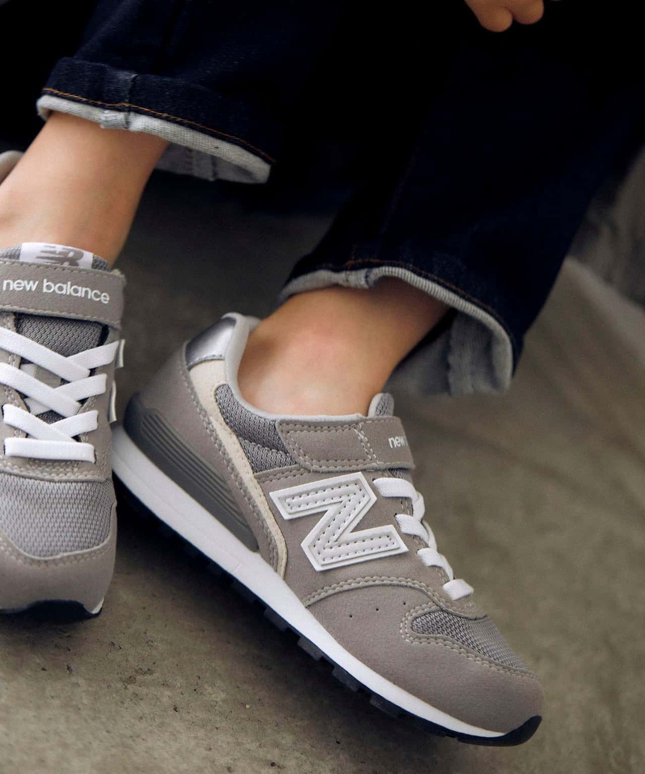 UNITED ARROWS green label relaxing ＜New Balance＞YV996 スニーカー / キッズ 17cm-24cm ユナイテッドアローズ グリーンレーベルリラクシング シューズ・靴 スニーカー ブラック グレー ネイビー ベージュ【送料無料】