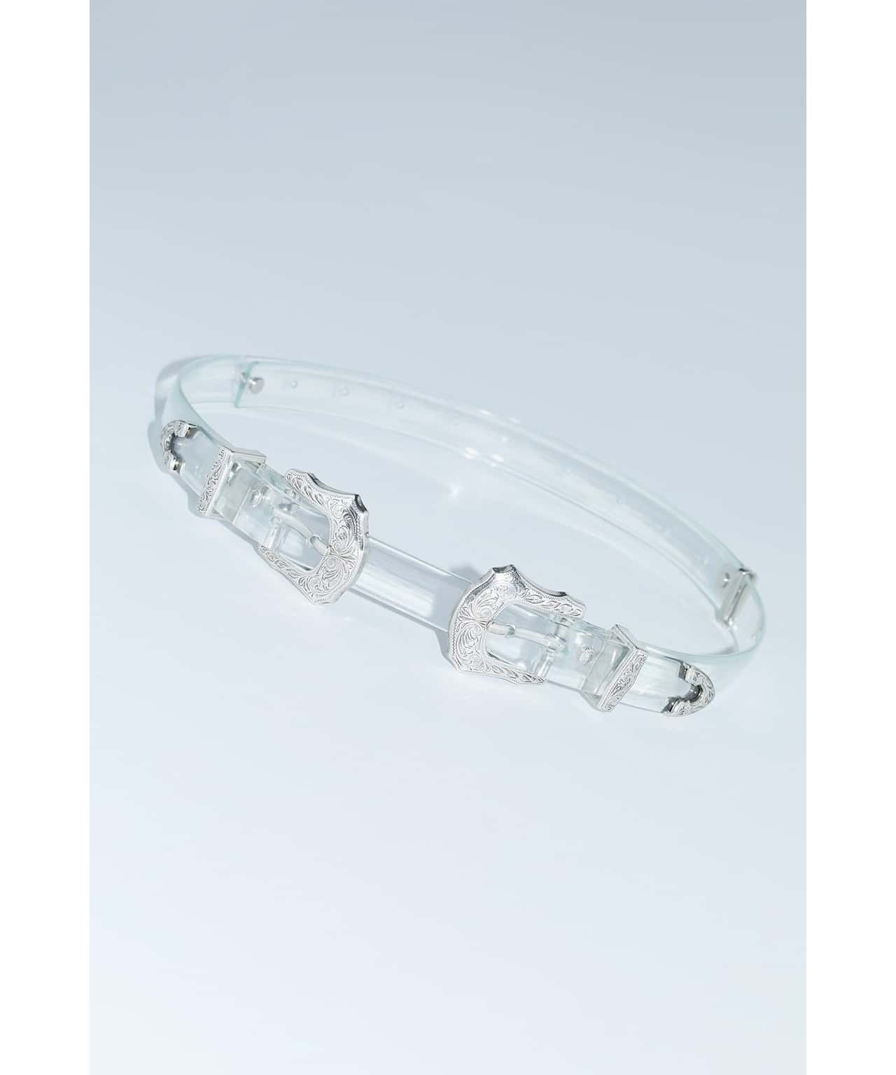 TOGA TOO Double buckle belt clear トーガ ファッション雑貨 ベルト【送料無料】