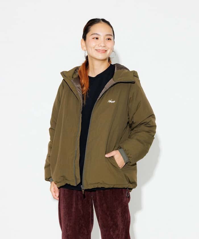 NANGA 別注 NEW DOWN JACKET WOMEN'S 24AW フリークスストア ジャケット・アウター ダウンジャケット・ダウンベスト グリーン ブラック【送料無料】