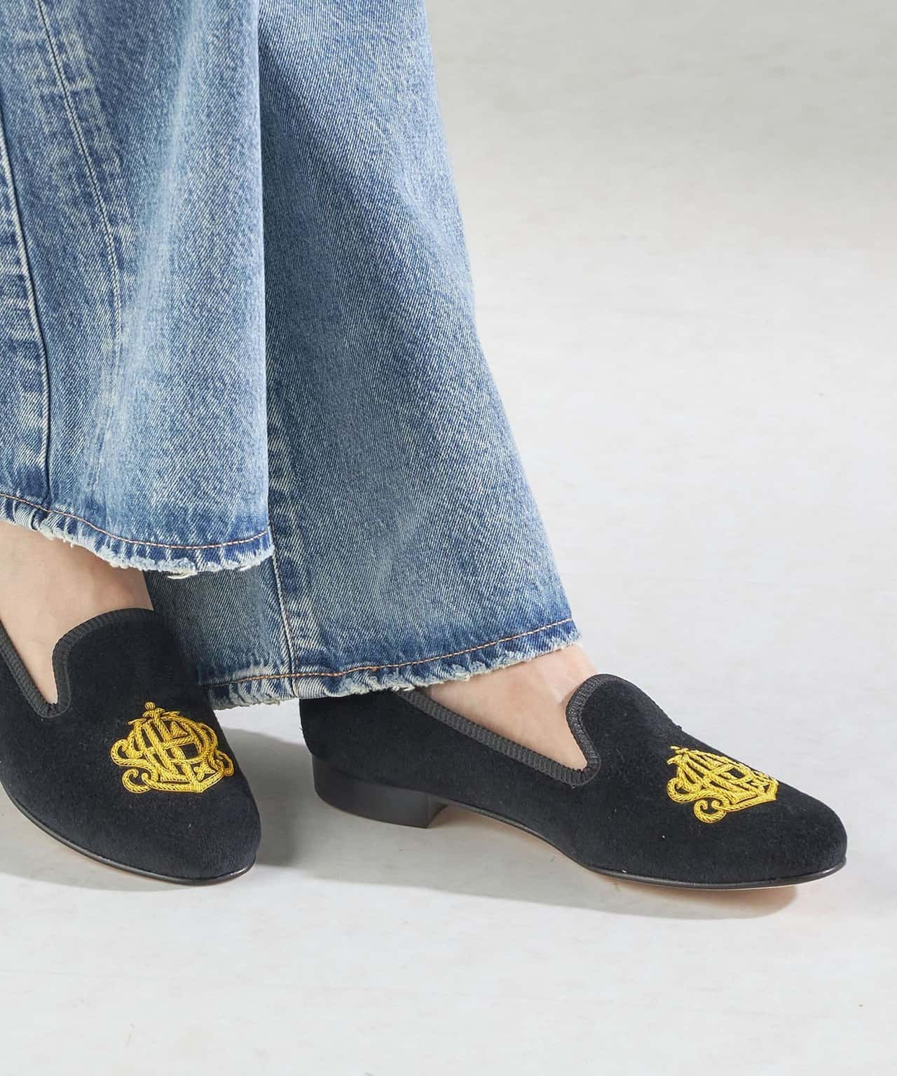 SHIPS WOMEN 【SHIPS別注】Tricker's:SHIPS CHURCHILL シップス シューズ・靴 スリッポン ブラック【送料無料】