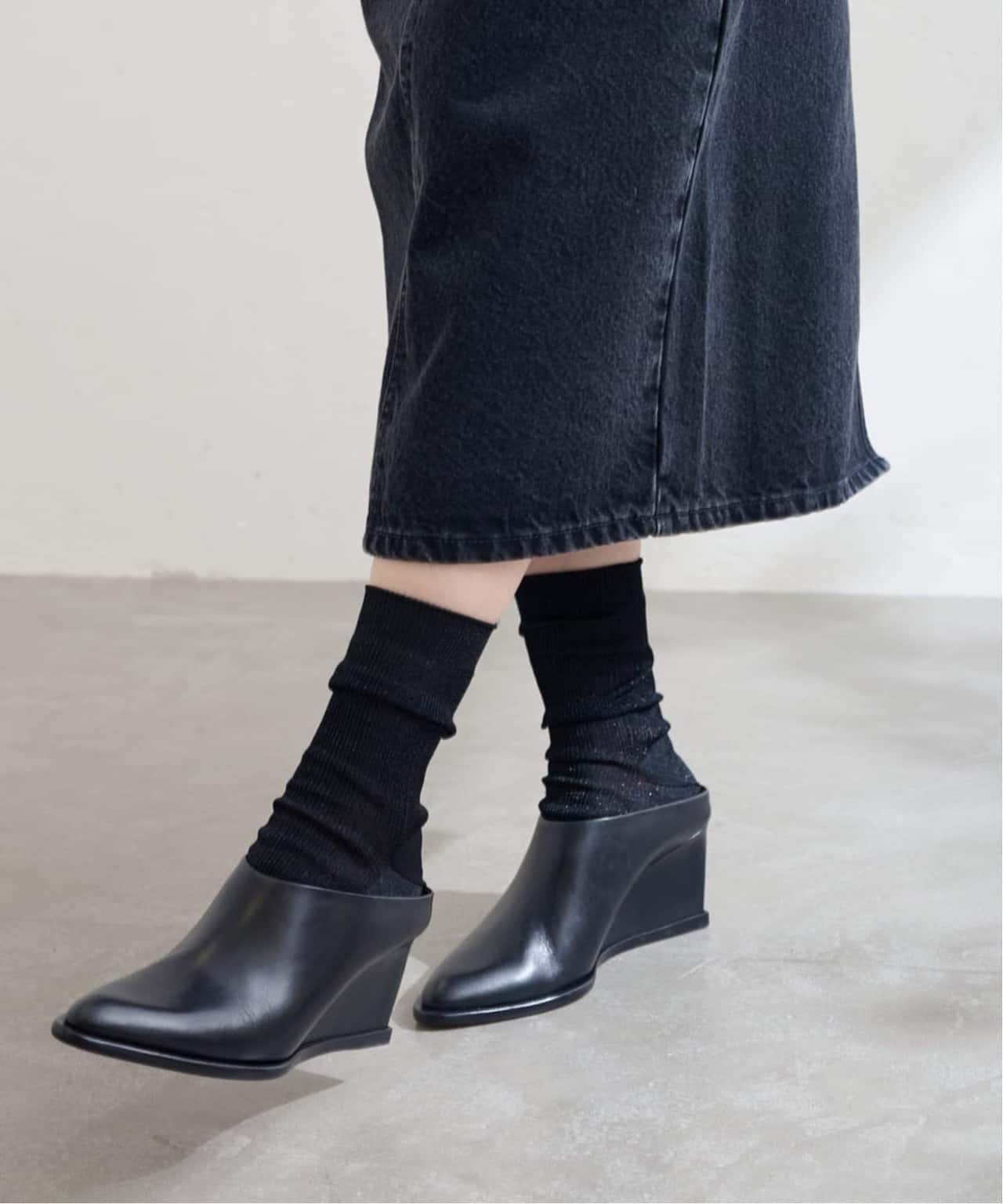 【SALE／30%OFF】Le Talon JVAM /ジェイヴィエーエムMARAIS MULE ルタロン シューズ・靴 その他のシューズ・靴 ブラック【送料無料】